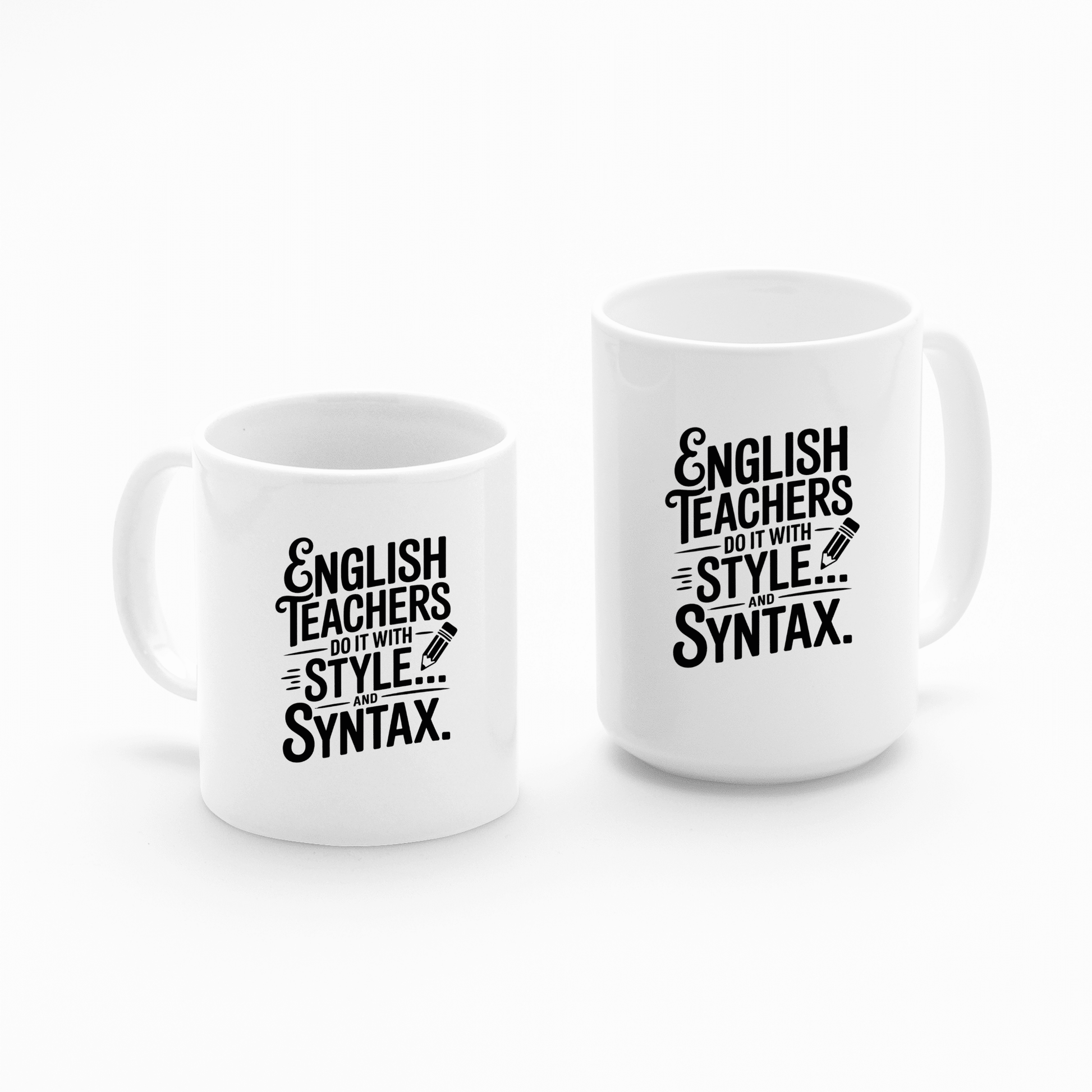 English Teachers Do It with Style and Syntax Mug - Granville Designs