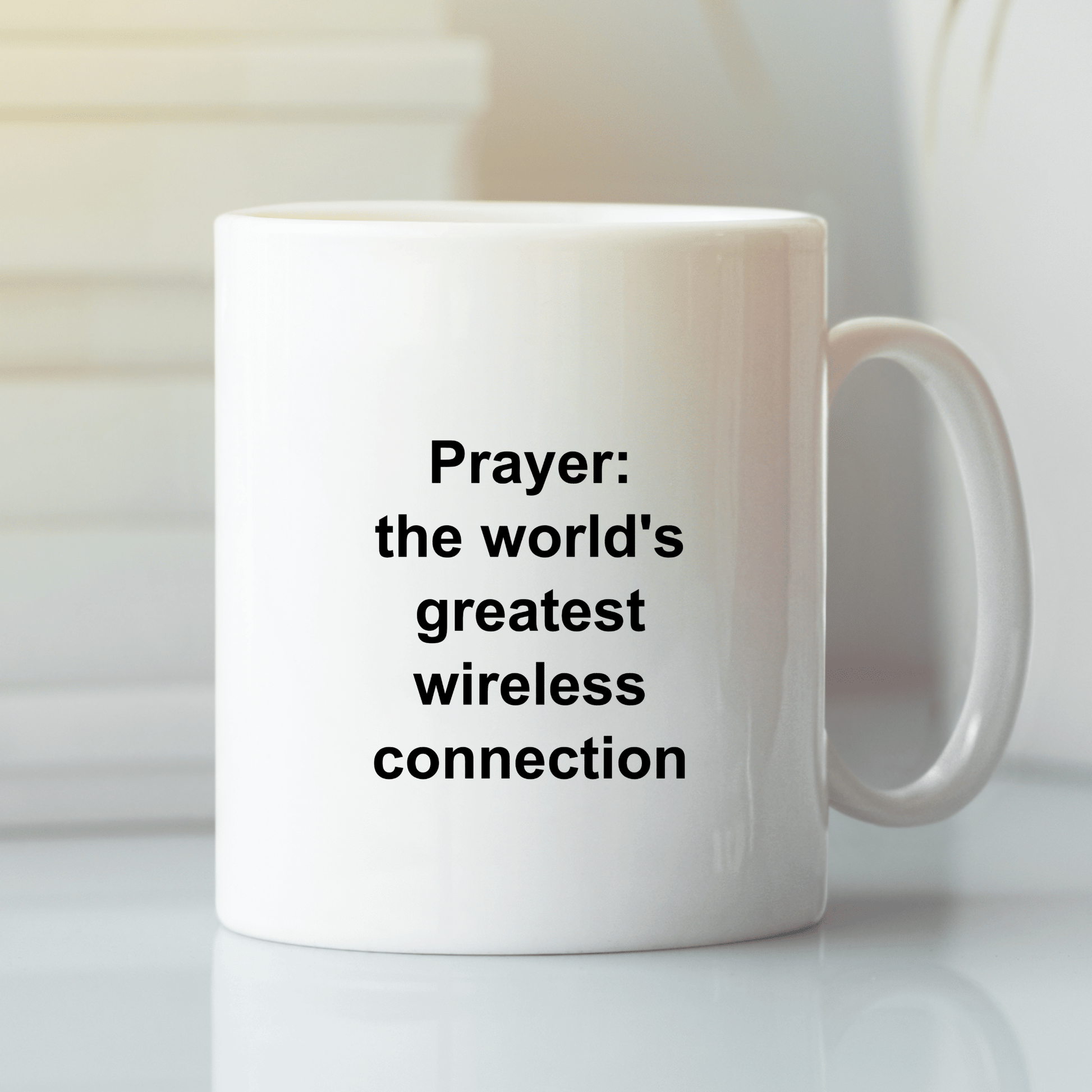 Prayer Mug | The World’s Greatest Wireless Connection - Granville Designs
