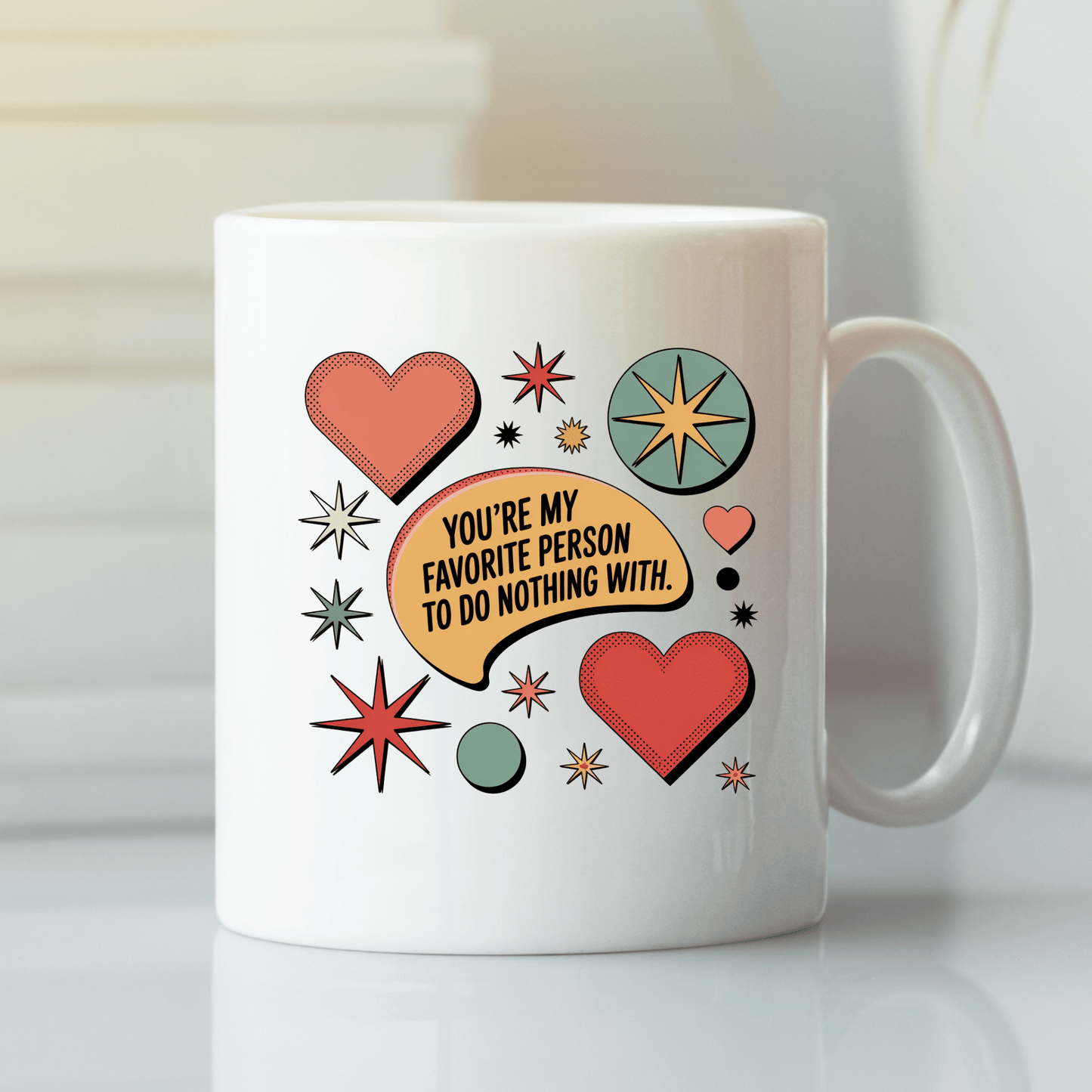 Favorite Person Mug | Funny Retro Gift for Couple - Granville Designs