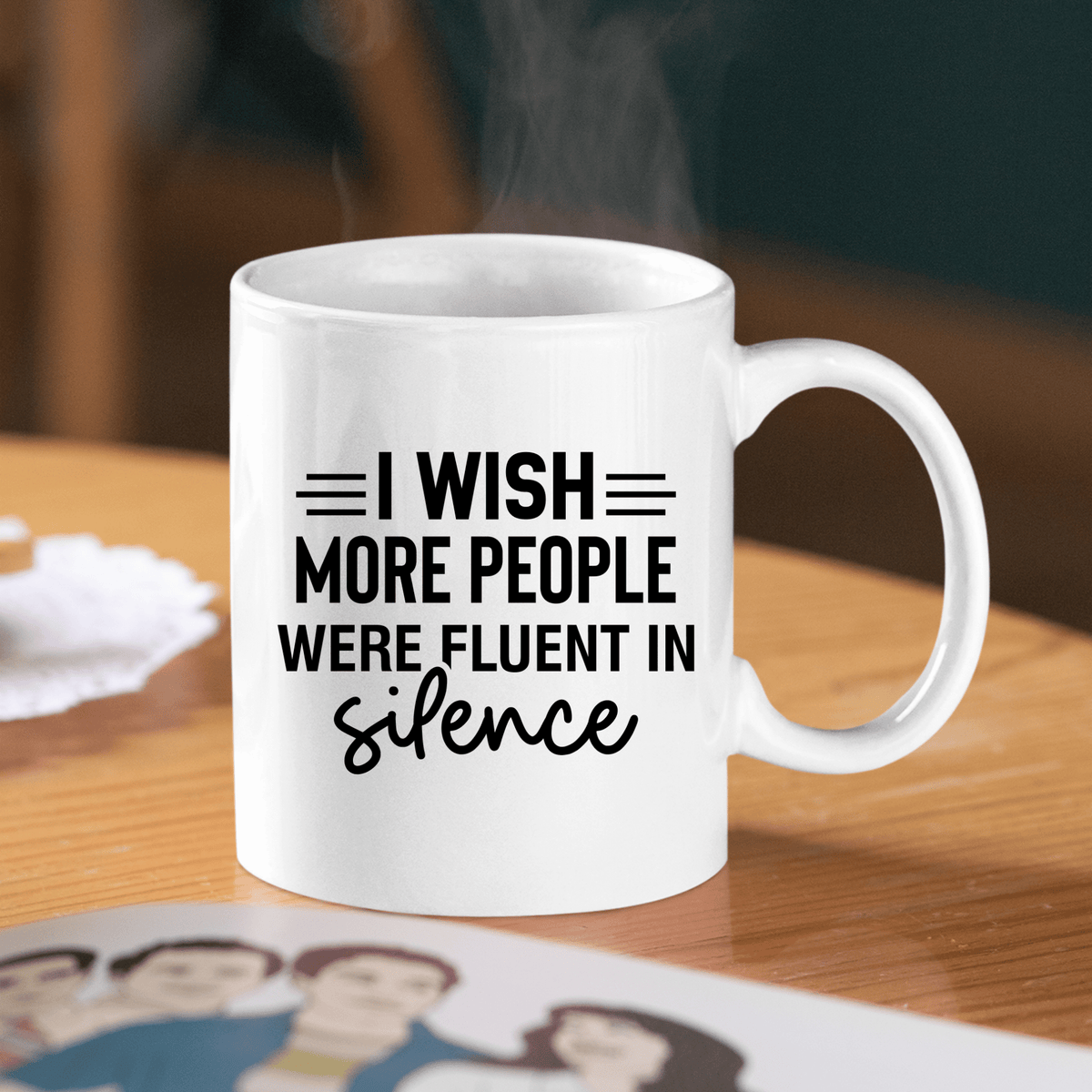 Fluent in Silence Mug – Funny Introvert Coffee Cup - Granville Designs