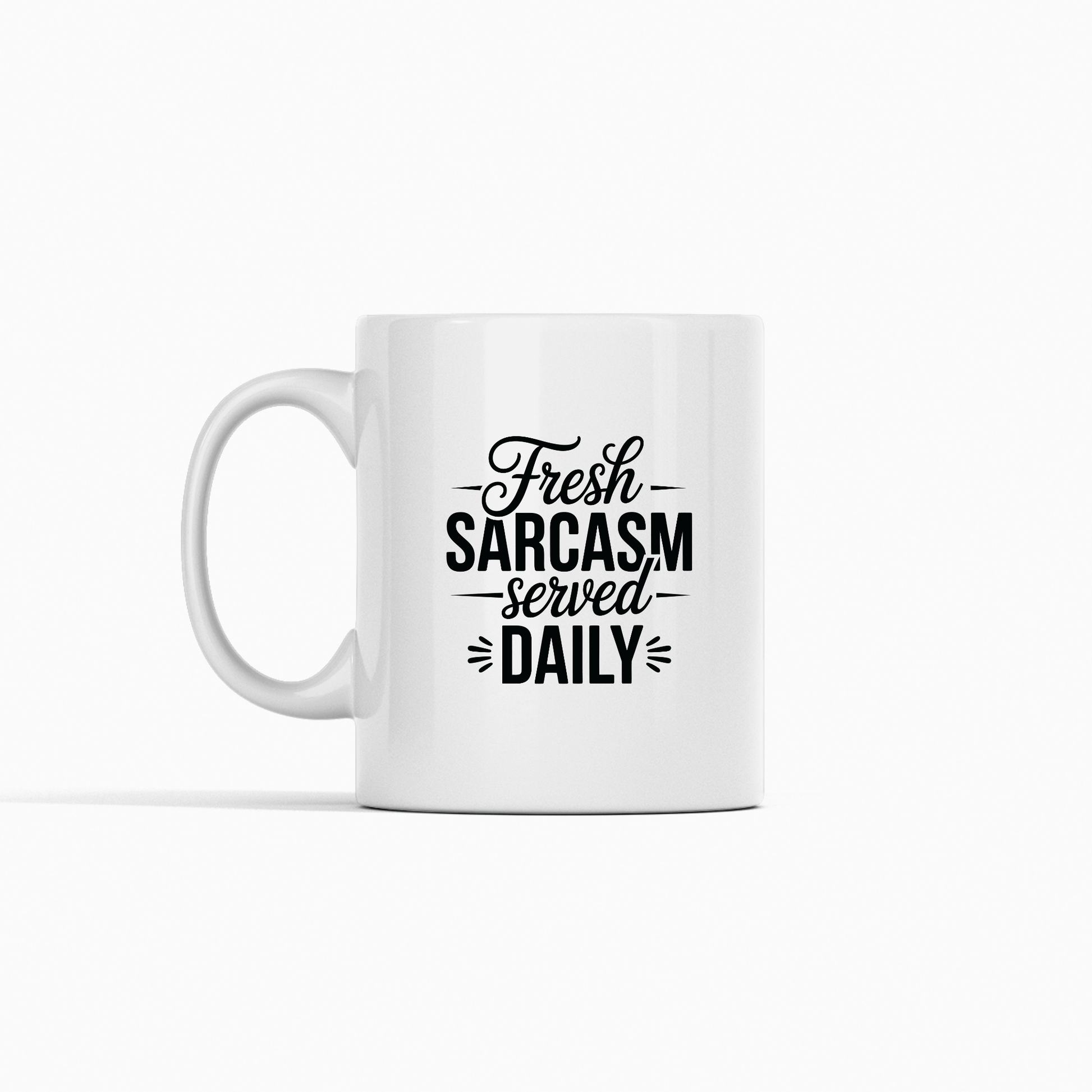 Fresh Sarcasm Mug | Daily Dose of Snark Coffee Cup - Granville Designs