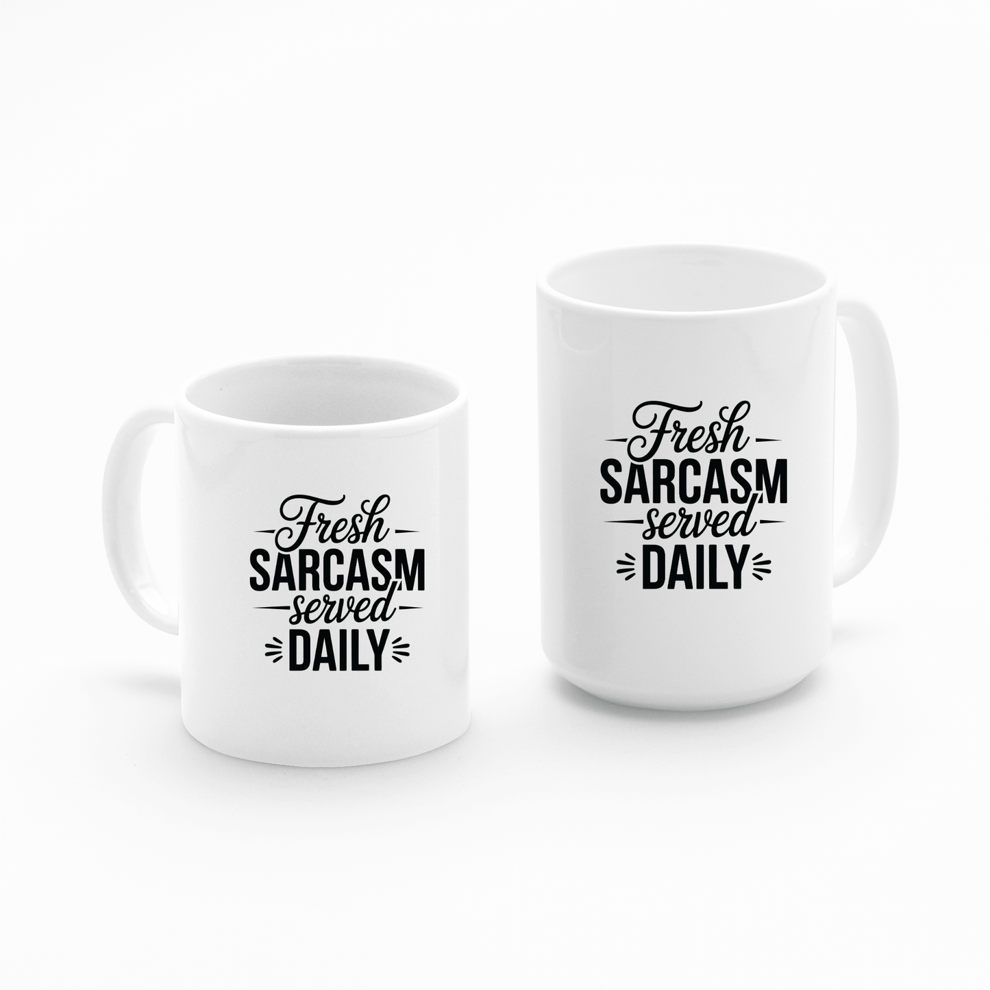 Fresh Sarcasm Mug | Daily Dose of Snark Coffee Cup - Granville Designs