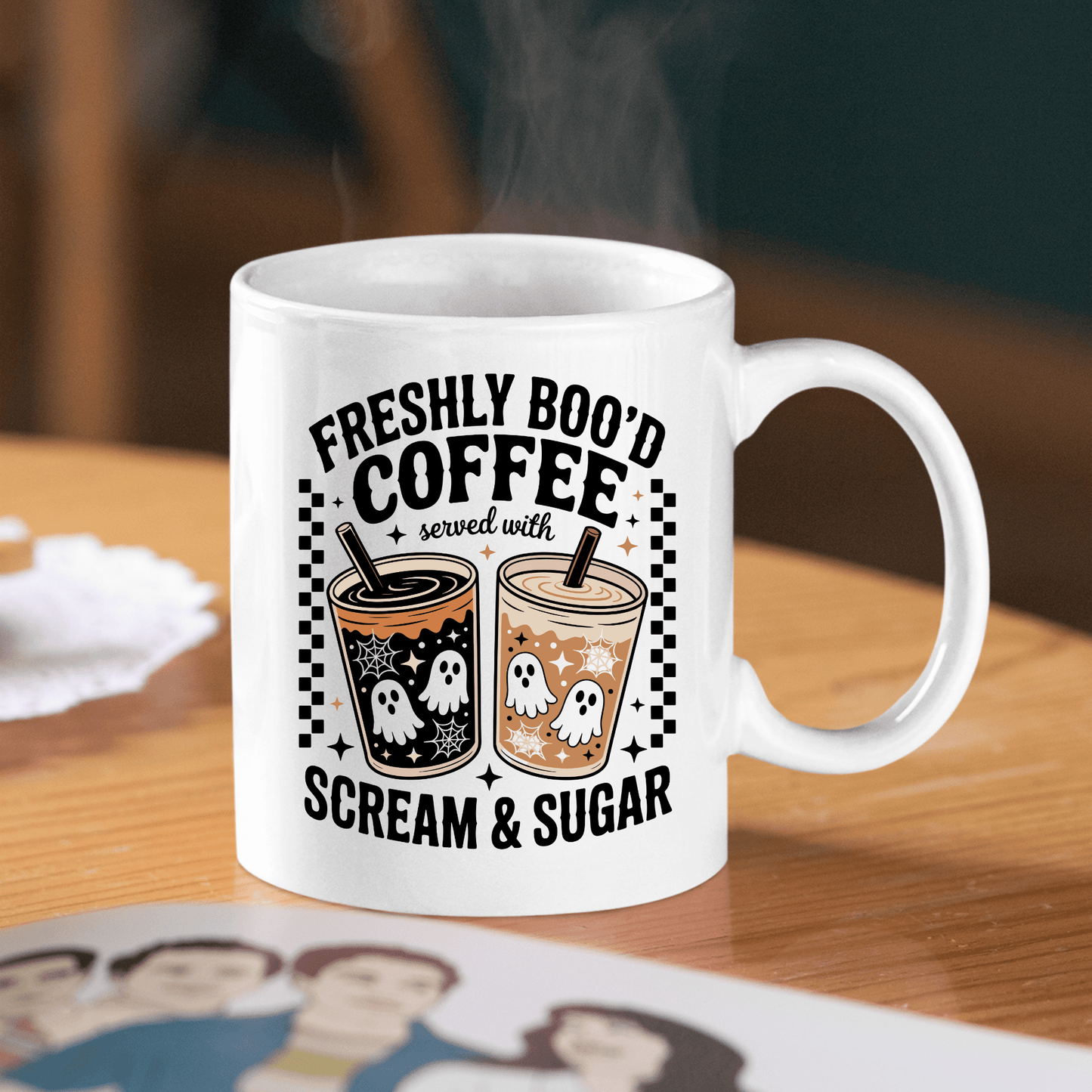 Freshly Boo’d Coffee Halloween Mug - Granville Designs