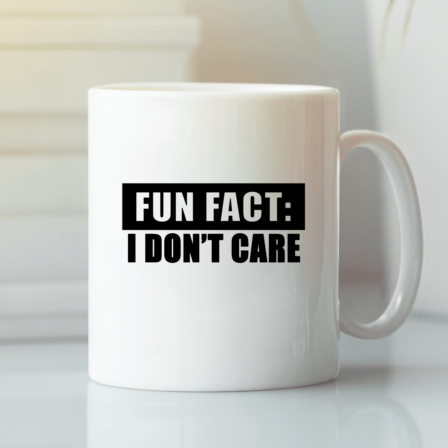 Funny “I Don’t Care” Mug | Sarcastic Coffee Cup Gift - Granville Designs