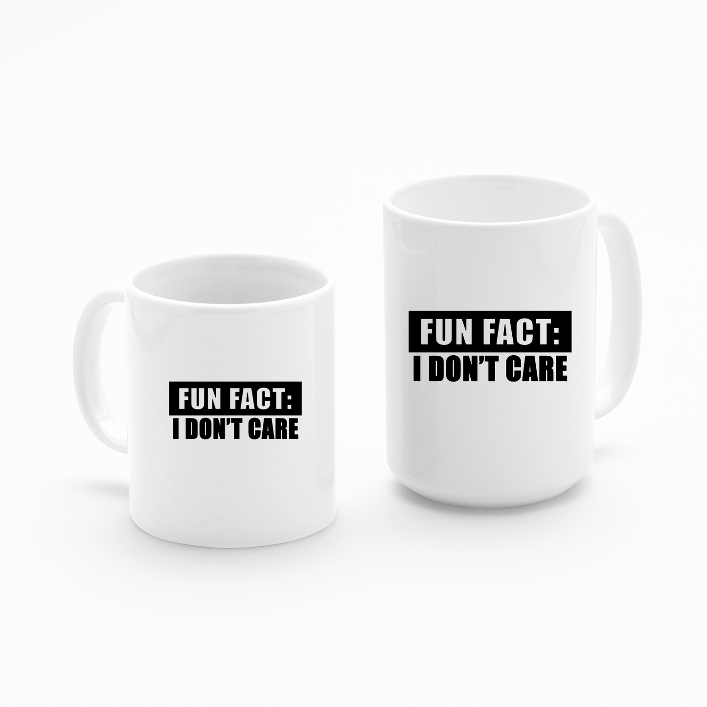 Funny “I Don’t Care” Mug | Sarcastic Coffee Cup Gift - Granville Designs