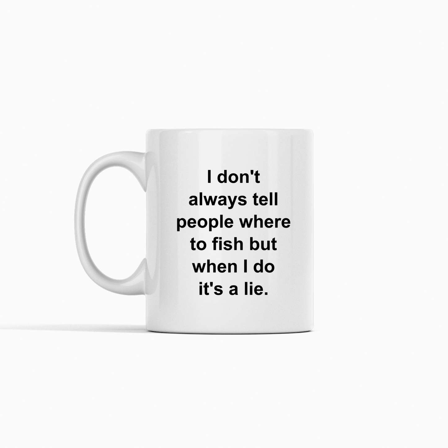 Fishing Mug | I Don’t Tell Where I Fish - Granville Designs