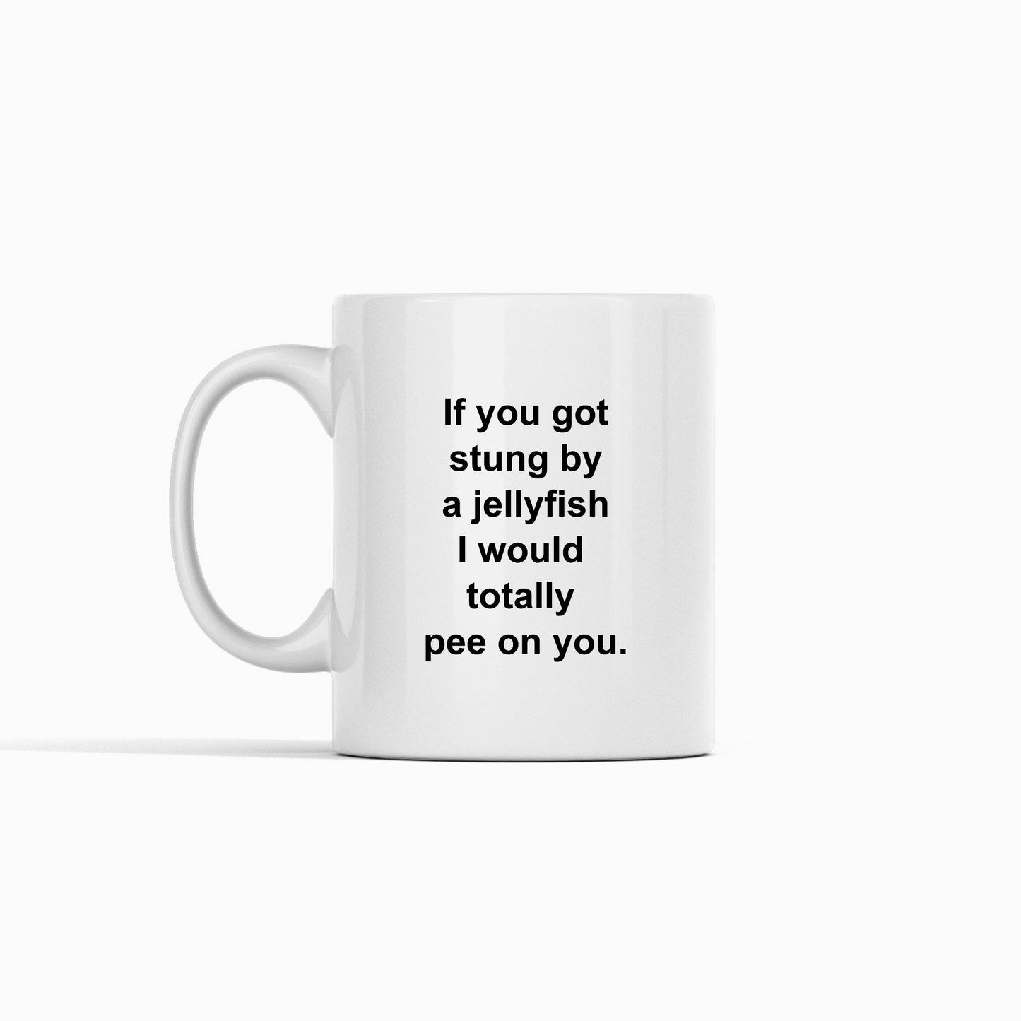 Funny Jellyfish Mug | I’d Pee On You Love Joke Mug - Granville Designs