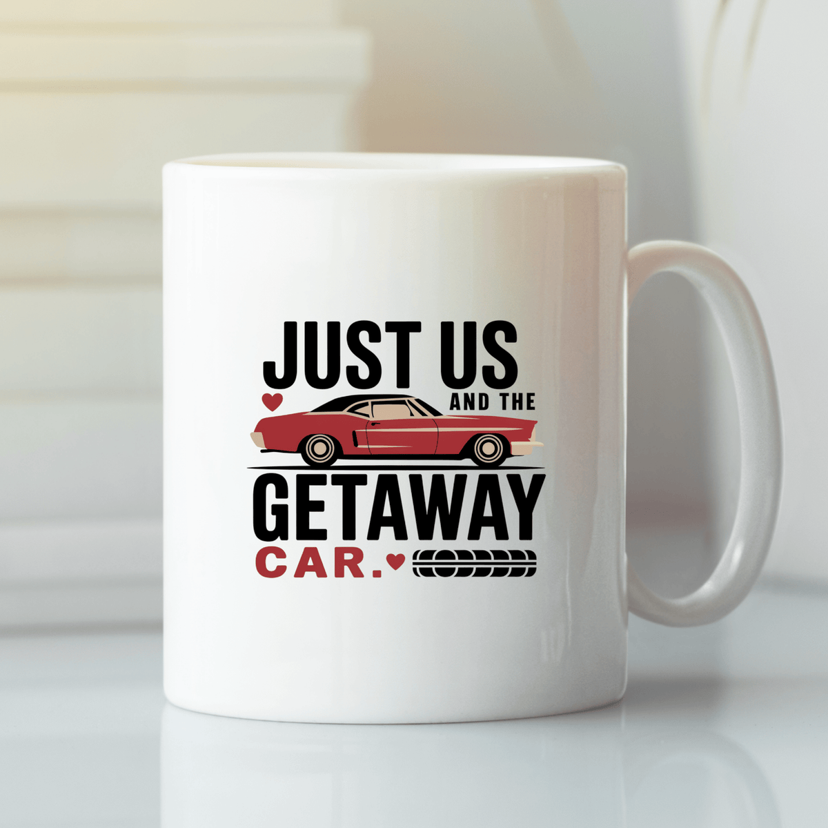 Getaway Car Mug | Funny Romantic Gift for Couples - Granville Designs