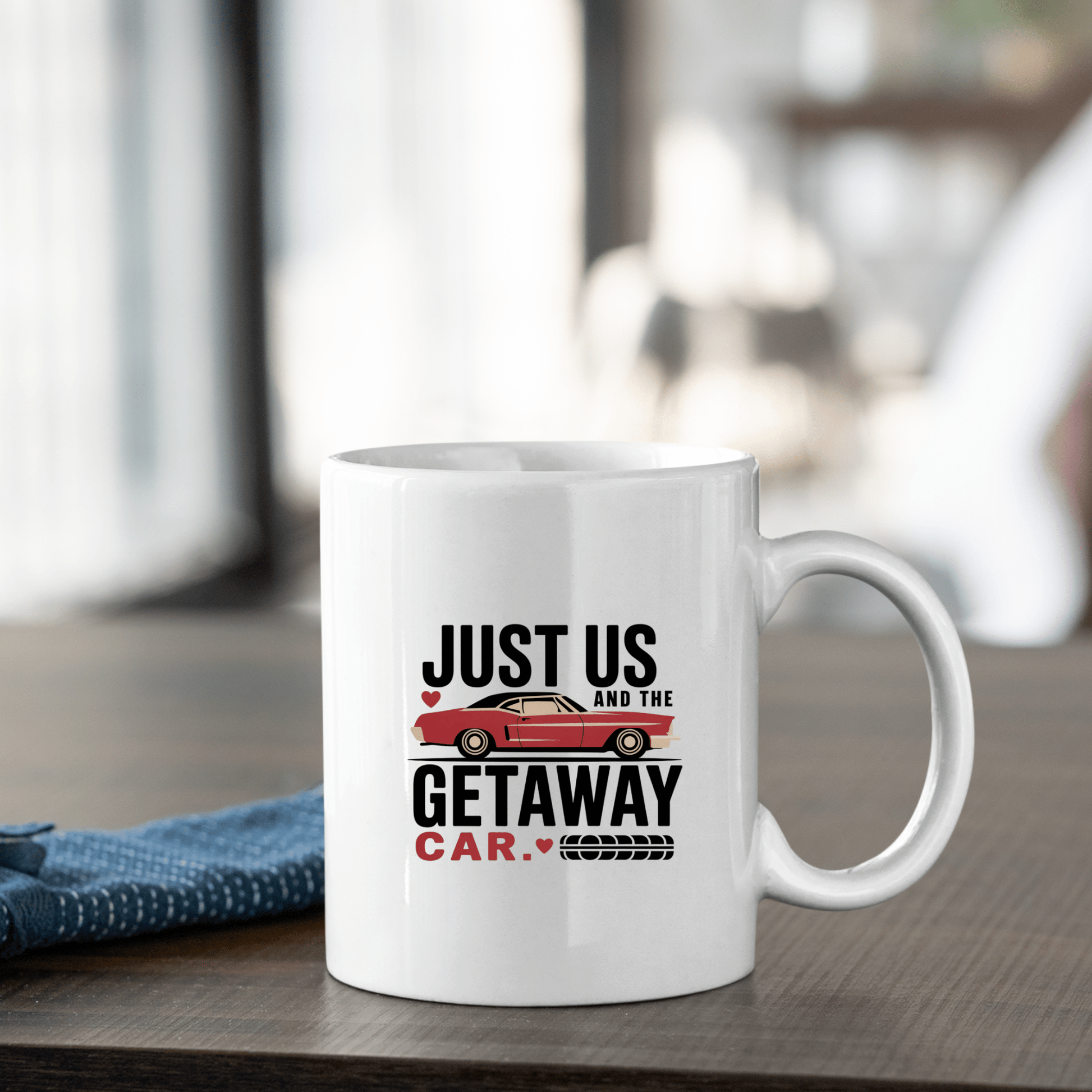 Getaway Car Mug | Funny Romantic Gift for Couples - Granville Designs