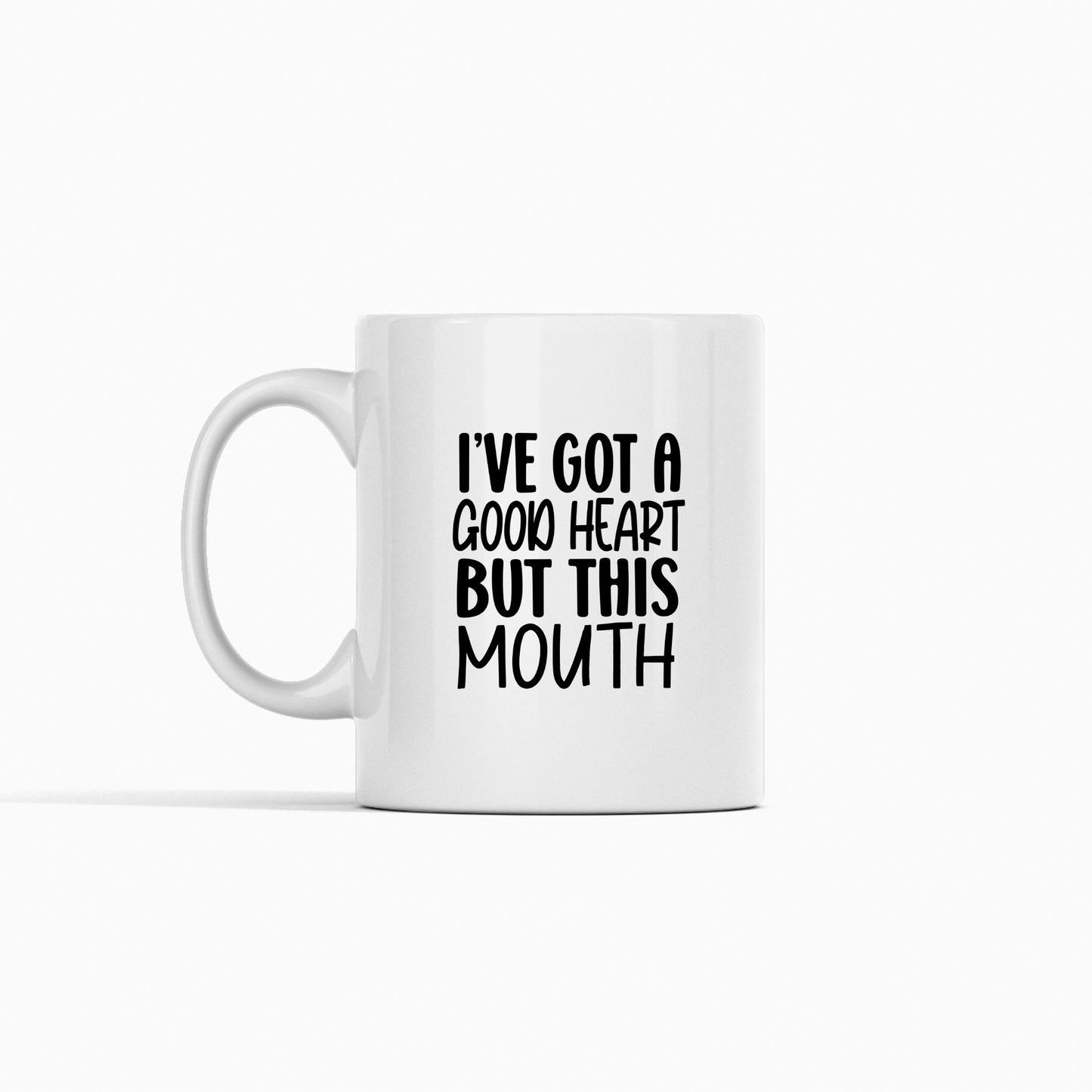 Good Heart Bad Mouth Mug | Funny Gift for Sass Queens - Granville Designs