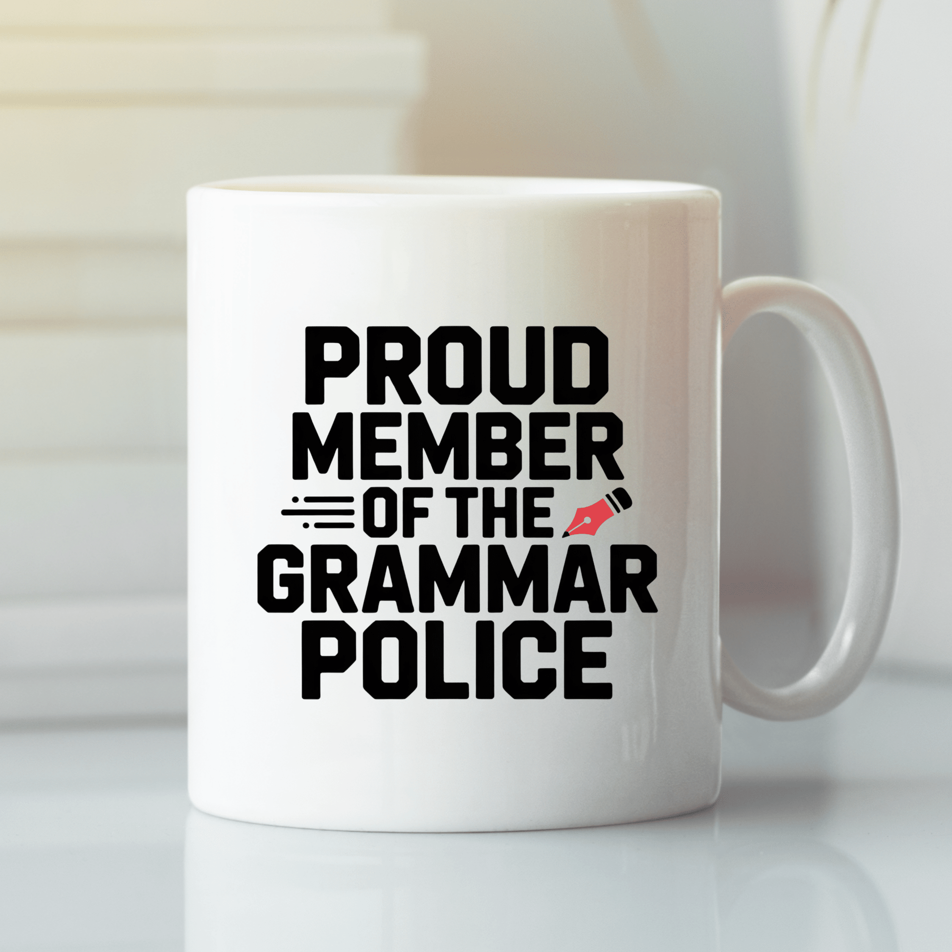 Grammar Police Mug | Funny Gift for Teachers - Granville Designs