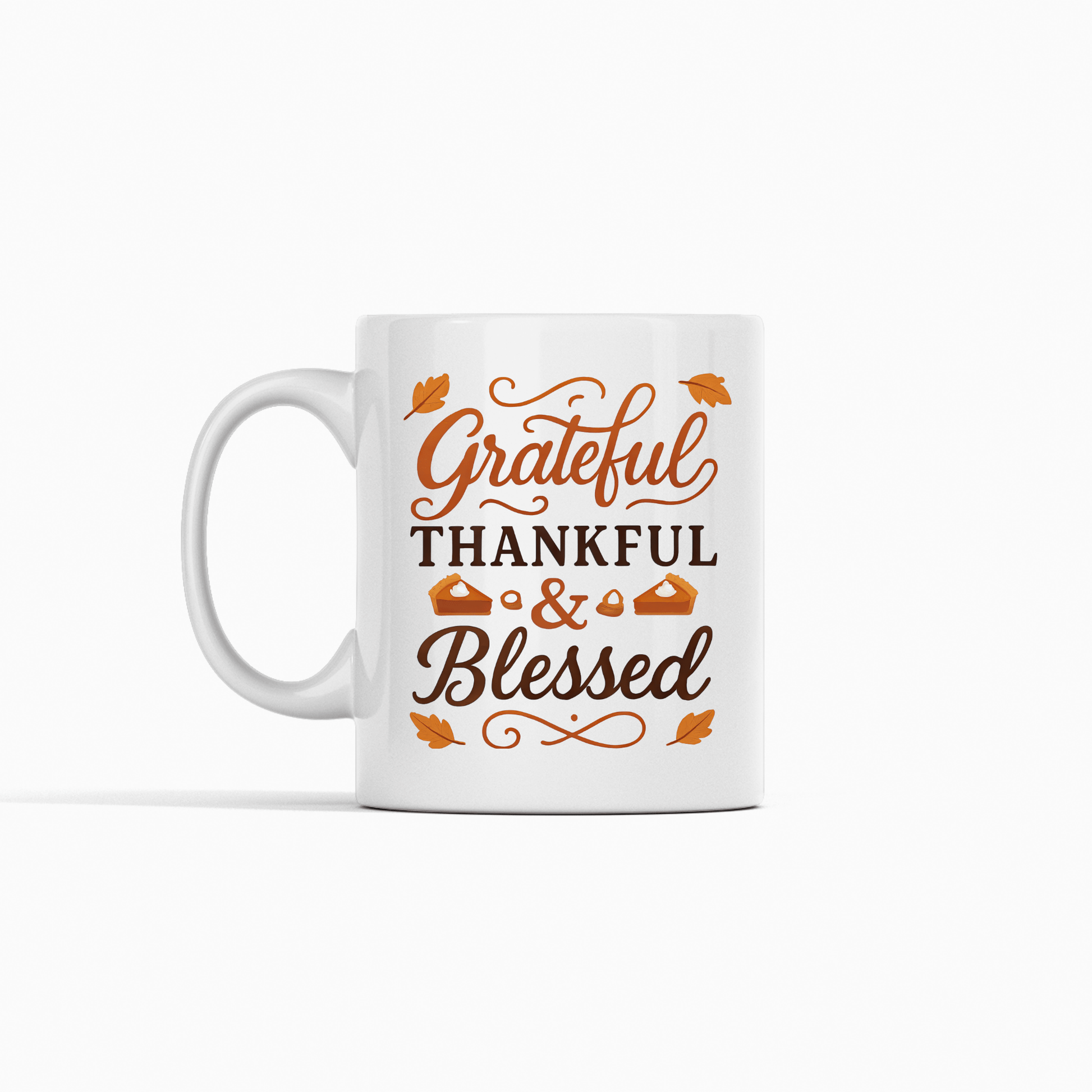 Grateful Thankful Blessed Fall Mug - Granville Designs