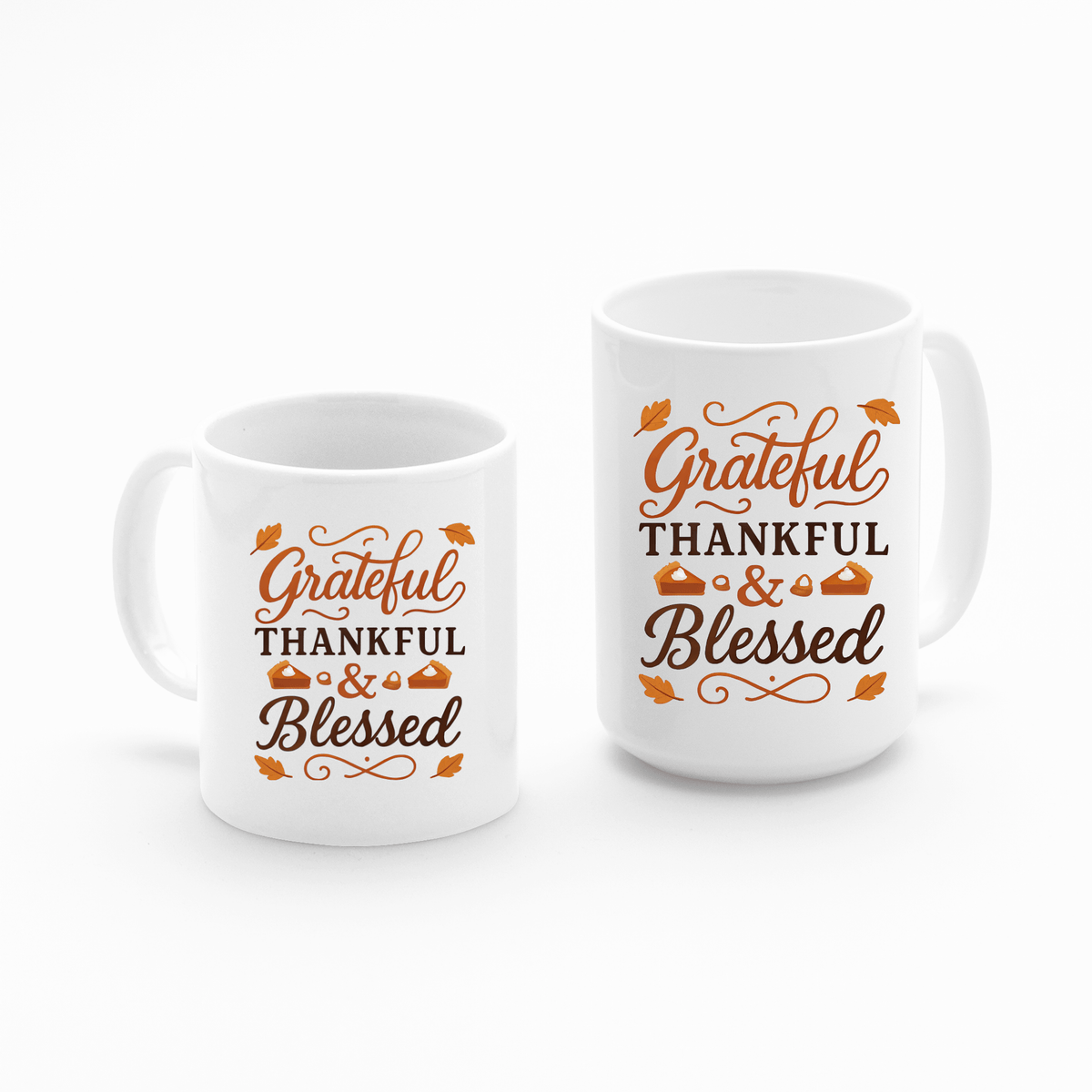 Grateful Thankful Blessed Fall Mug - Granville Designs