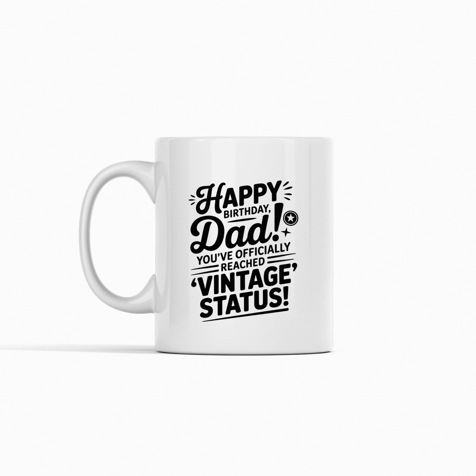Vintage Status Dad Mug | Funny Birthday Gift for Dad - Granville Designs