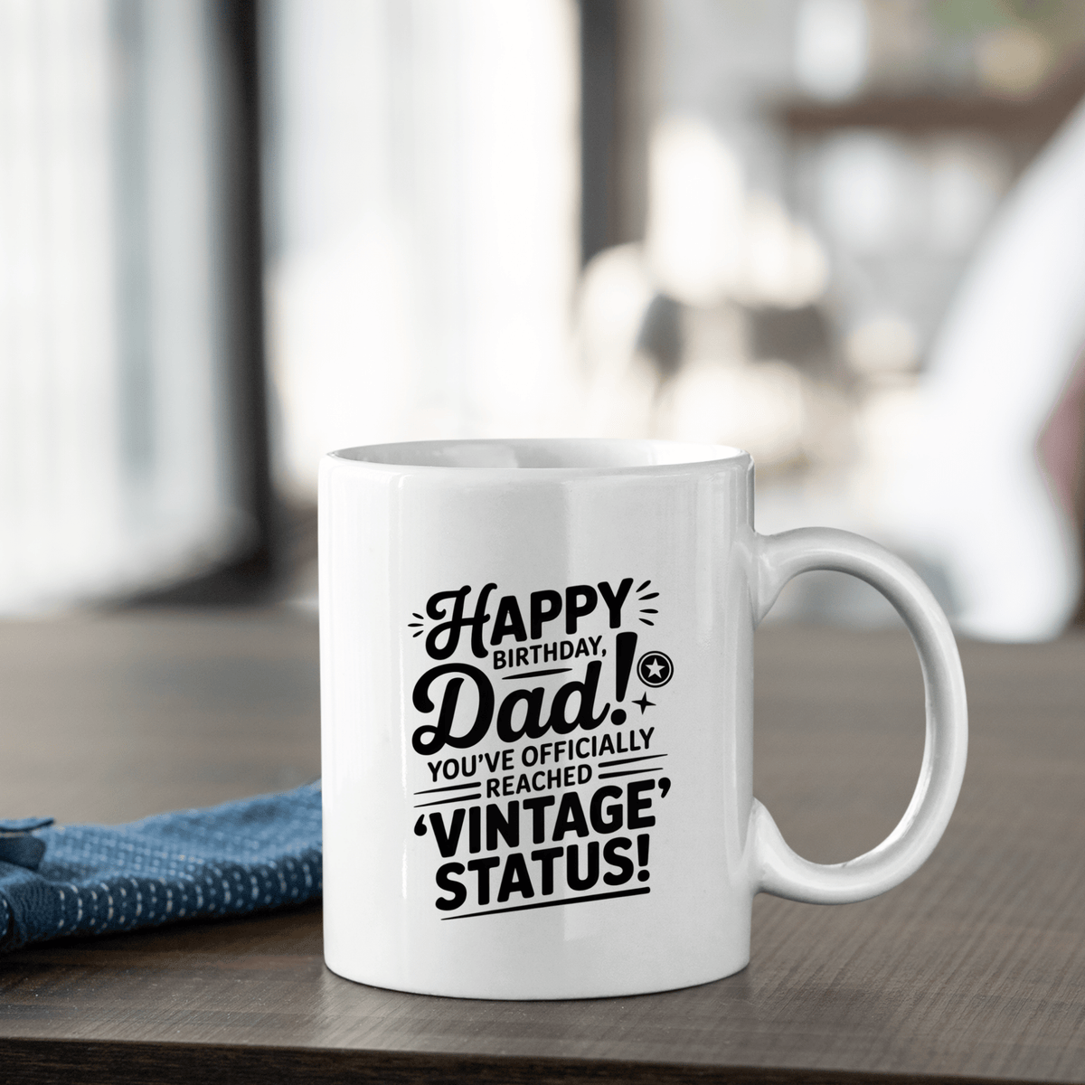 Vintage Status Dad Mug | Funny Birthday Gift for Dad - Granville Designs