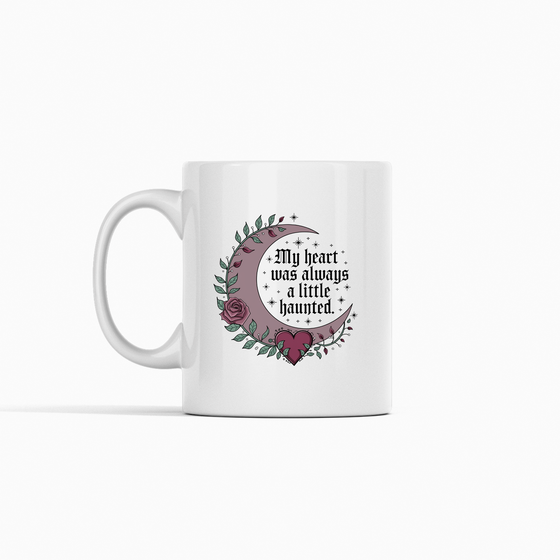 Haunted Heart Mug | Moody Gothic Coffee Cup - Granville Designs