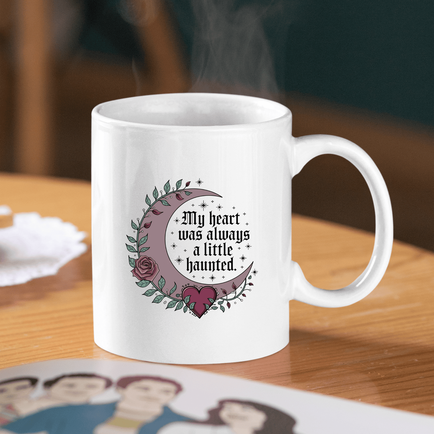 Haunted Heart Mug | Moody Gothic Coffee Cup - Granville Designs