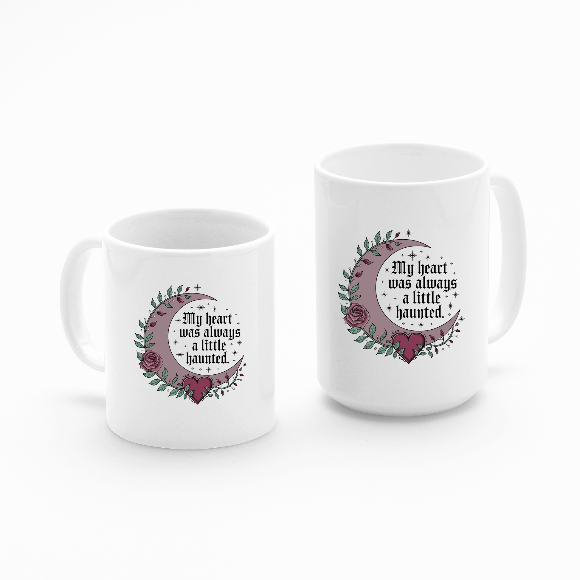 Haunted Heart Mug | Moody Gothic Coffee Cup - Granville Designs