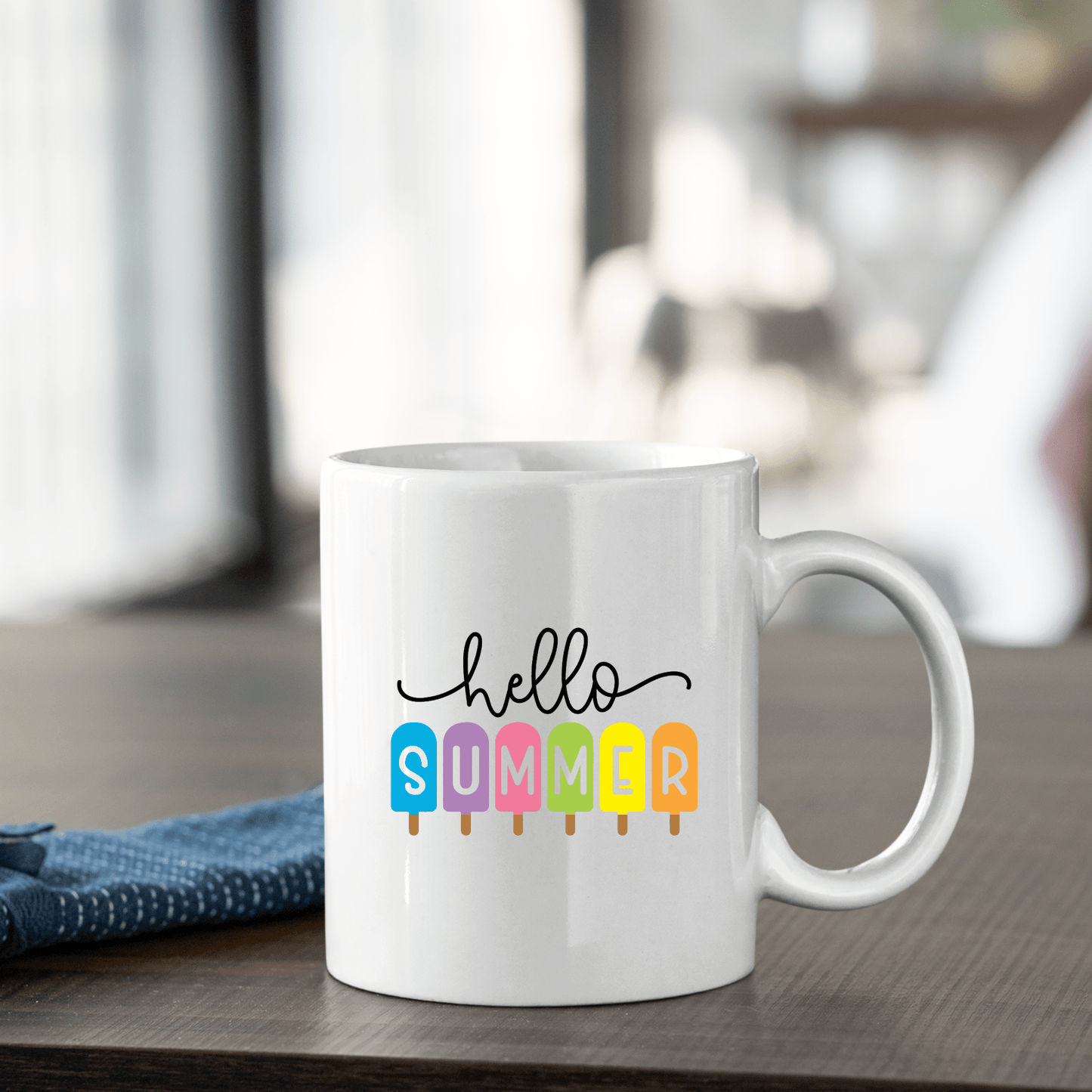 Hello Summer Mug | Popsicle Summer Coffee Mug - Granville Designs