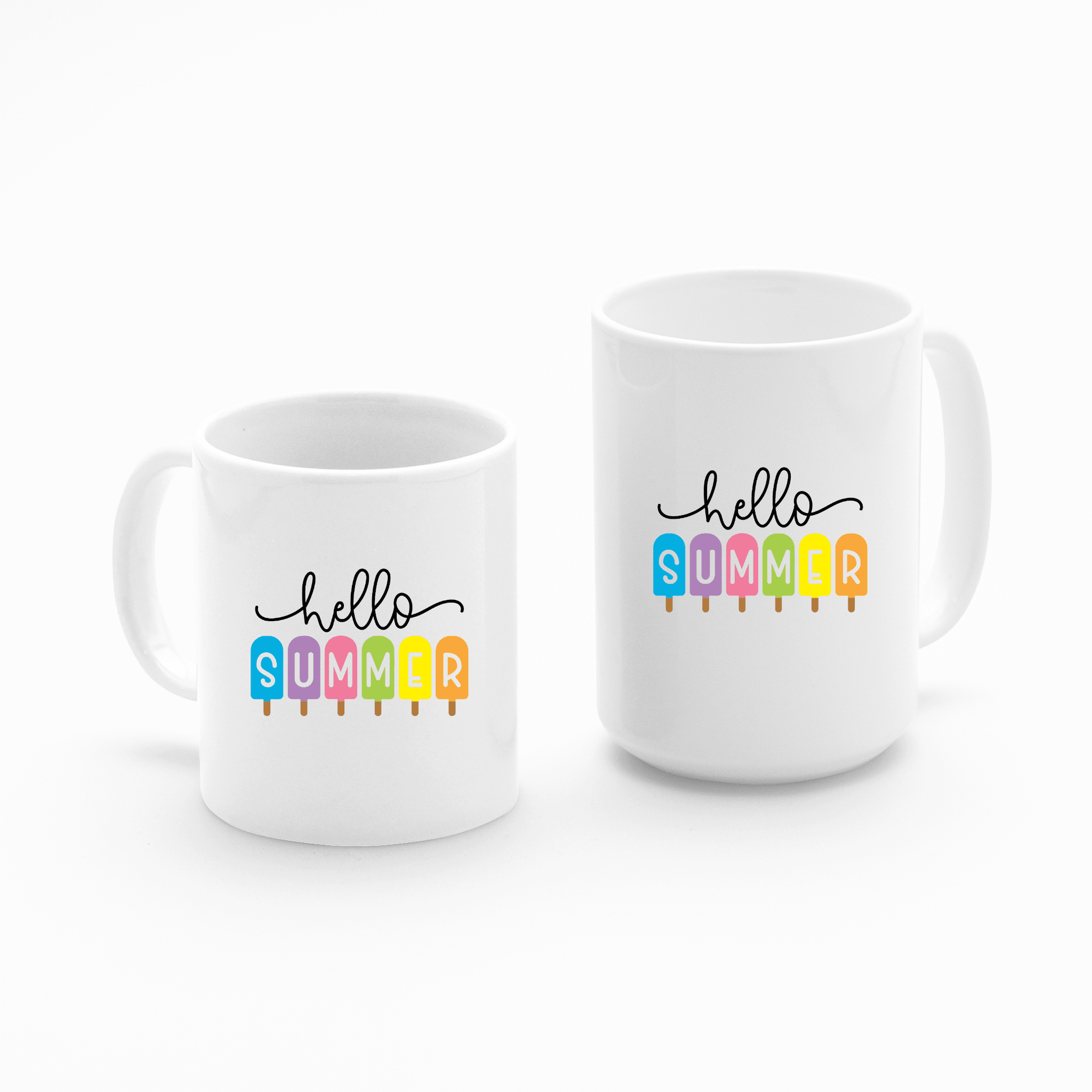 Hello Summer Mug | Popsicle Summer Coffee Mug - Granville Designs