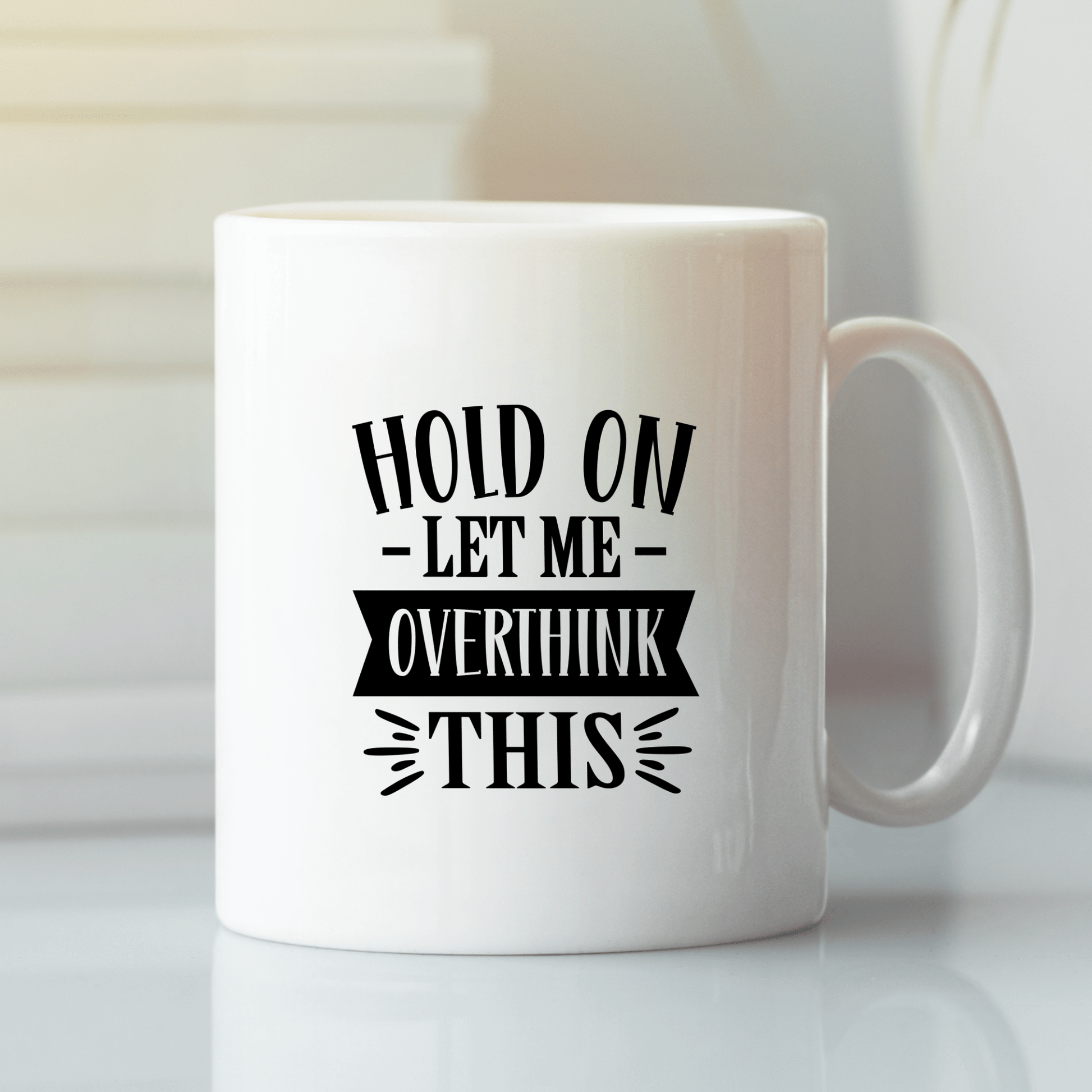 Overthinker Mug | Funny Anxiety Gift for Overthinkers - Granville Designs