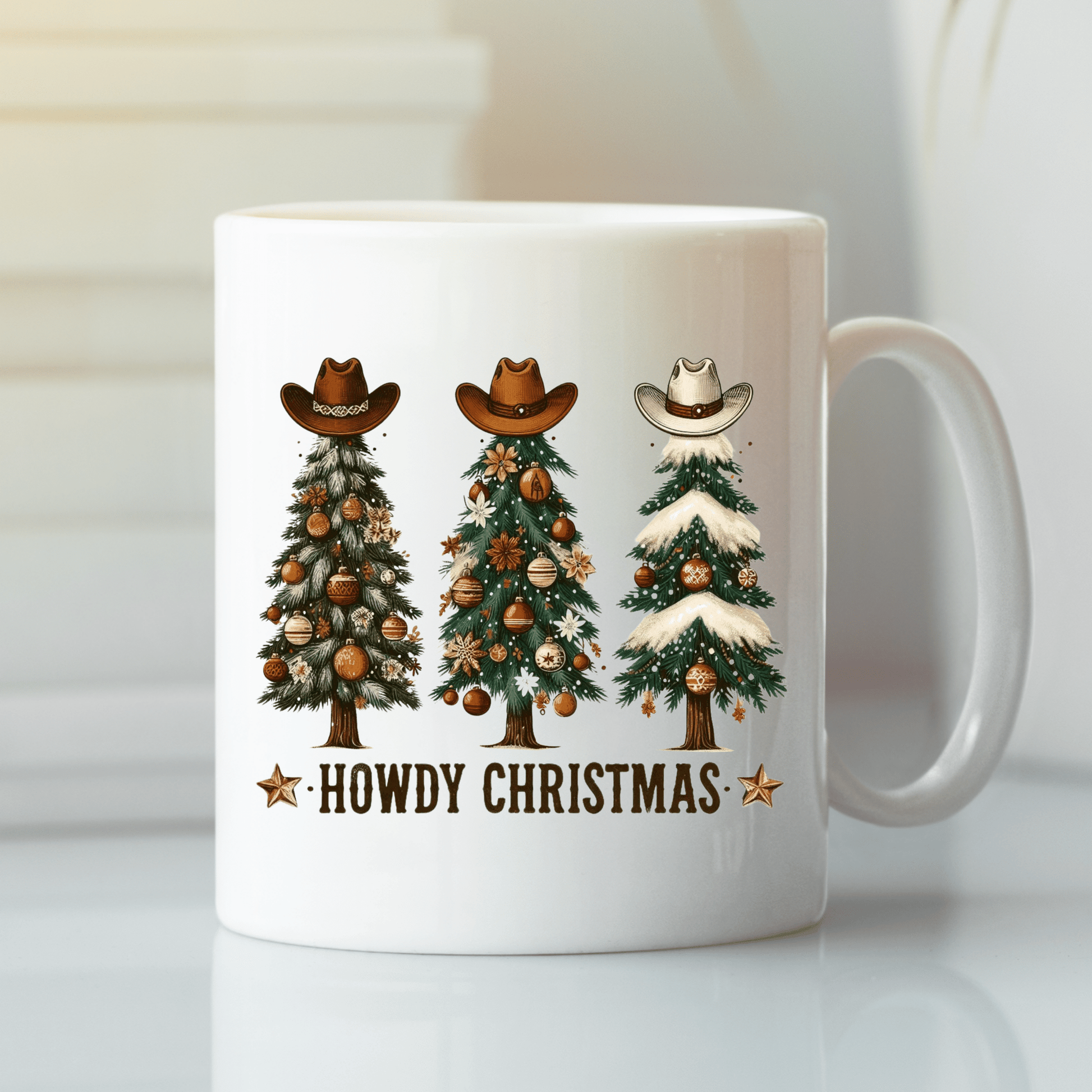 Howdy Christmas Mug | Funny Western Holiday Gift - Granville Designs