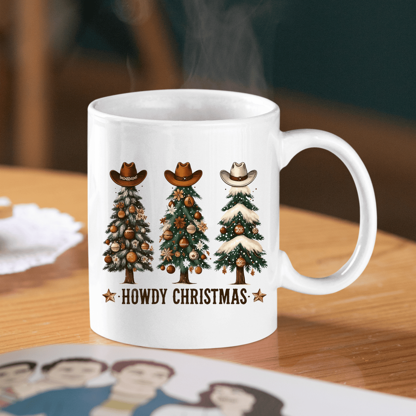 Howdy Christmas Mug | Funny Western Holiday Gift - Granville Designs
