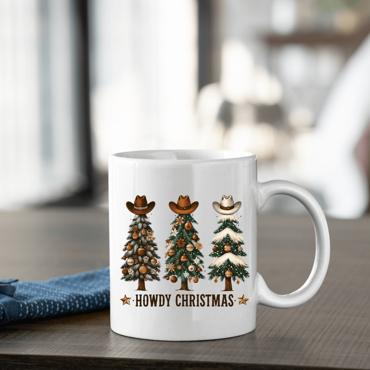 Howdy Christmas Mug | Funny Western Holiday Gift - Granville Designs