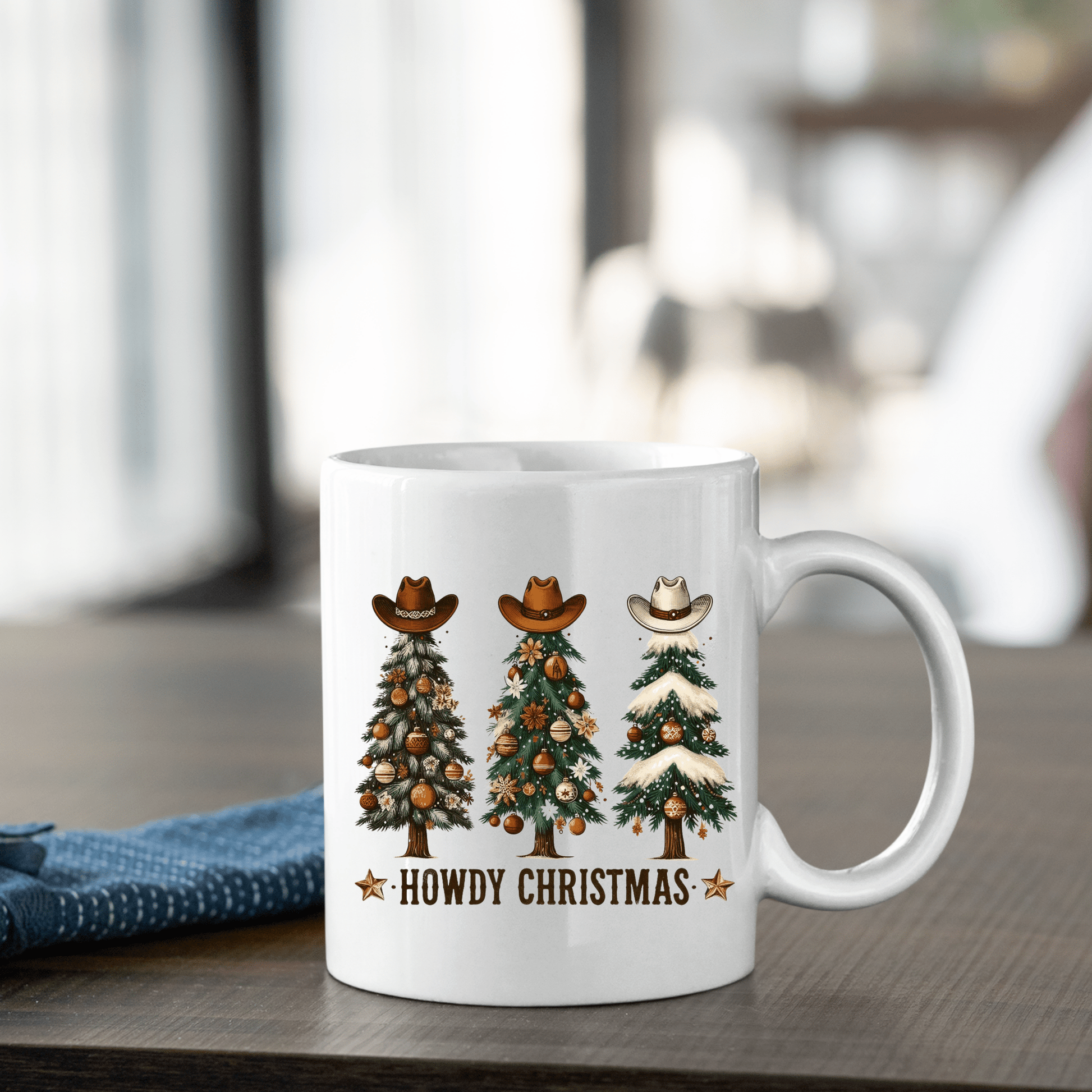 Howdy Christmas Mug | Funny Western Holiday Gift - Granville Designs