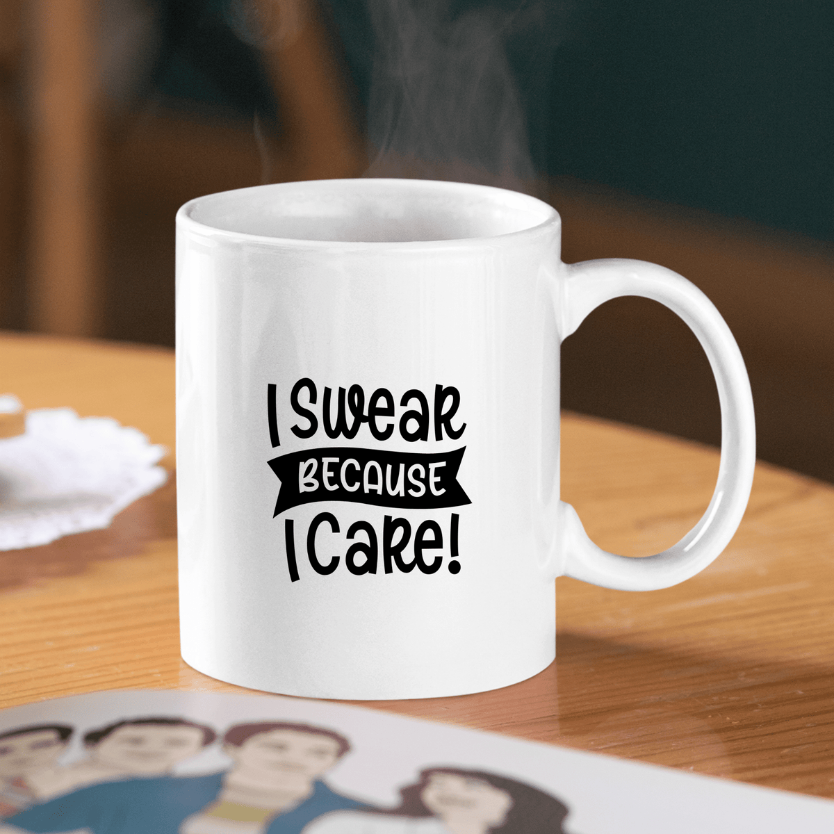 I Swear Because I Care Mug | Funny Gift for Passionate People - Granville Designs