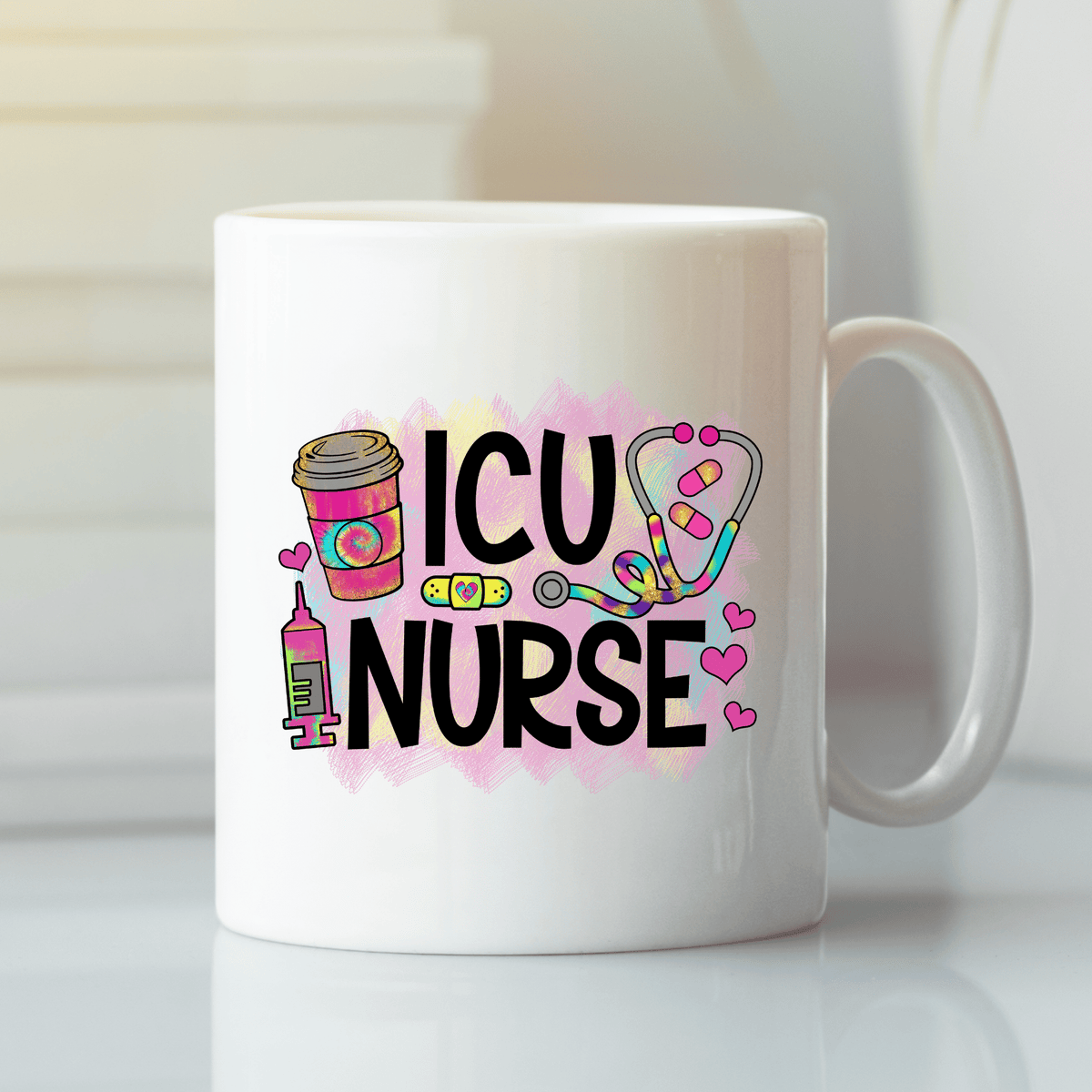 ICU Nurse Mug | Colorful Critical Care Nurse Gift - Granville Designs