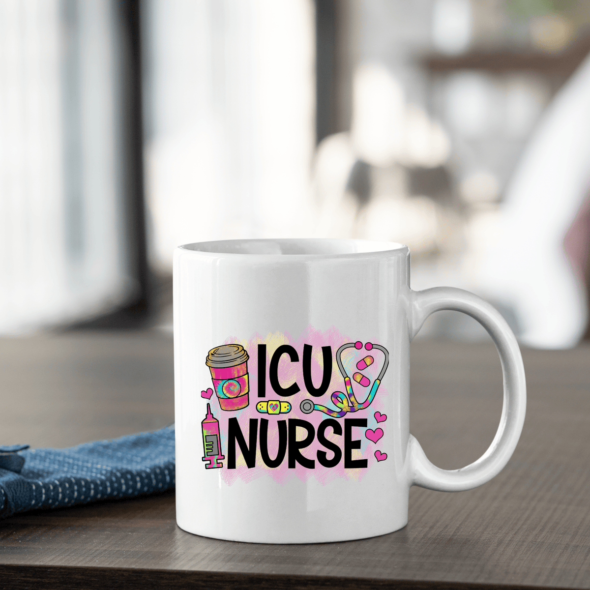ICU Nurse Mug | Colorful Critical Care Nurse Gift - Granville Designs