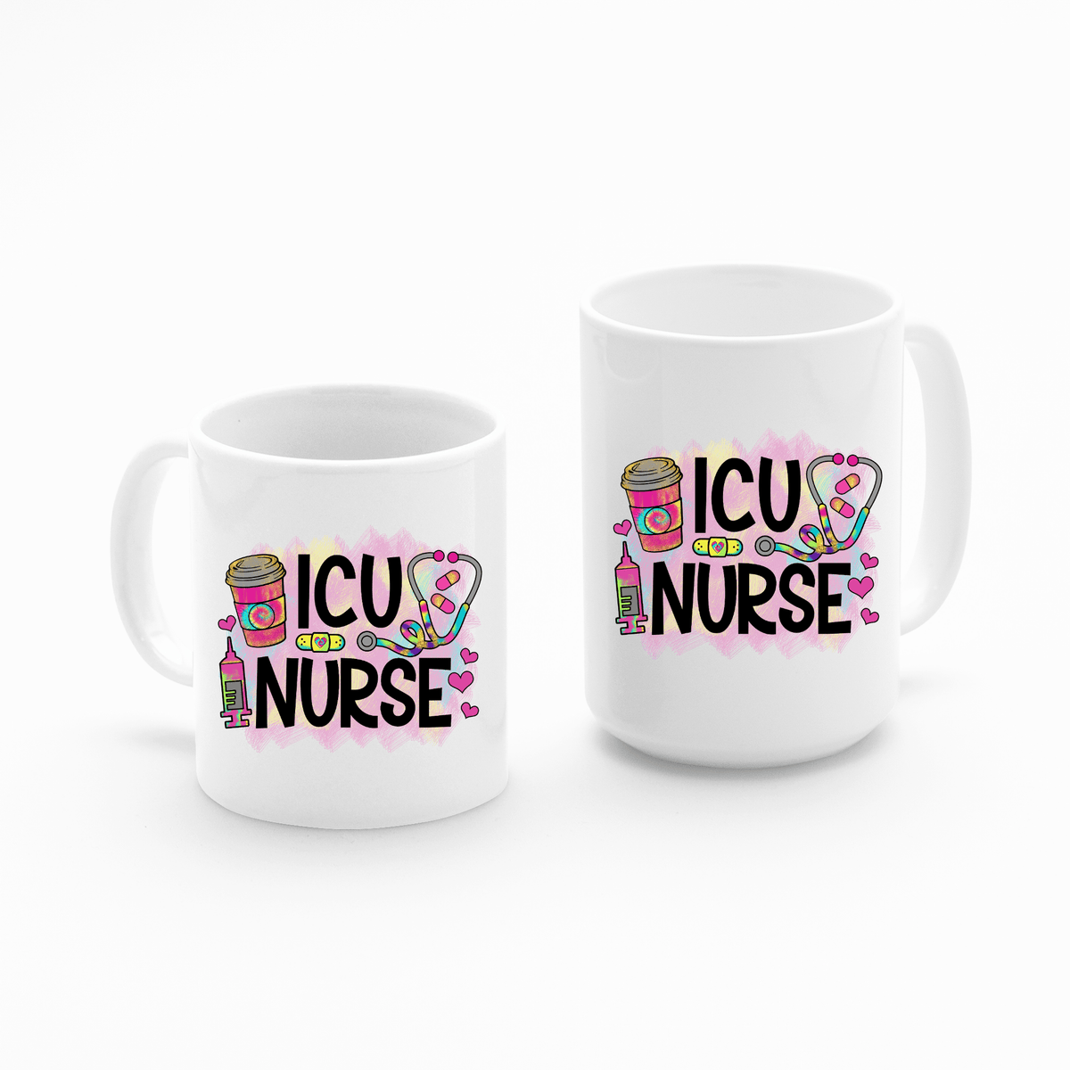 ICU Nurse Mug | Colorful Critical Care Nurse Gift - Granville Designs