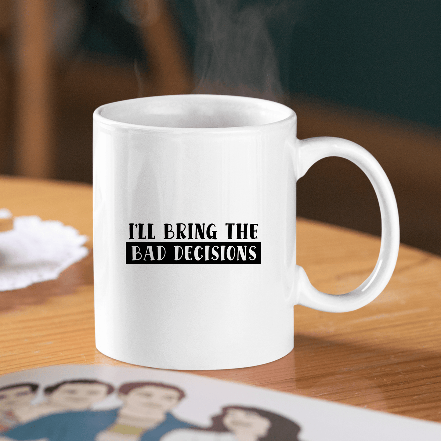 Bad Decisions Mug | Funny Party Friend Coffee Cup - Granville Designs