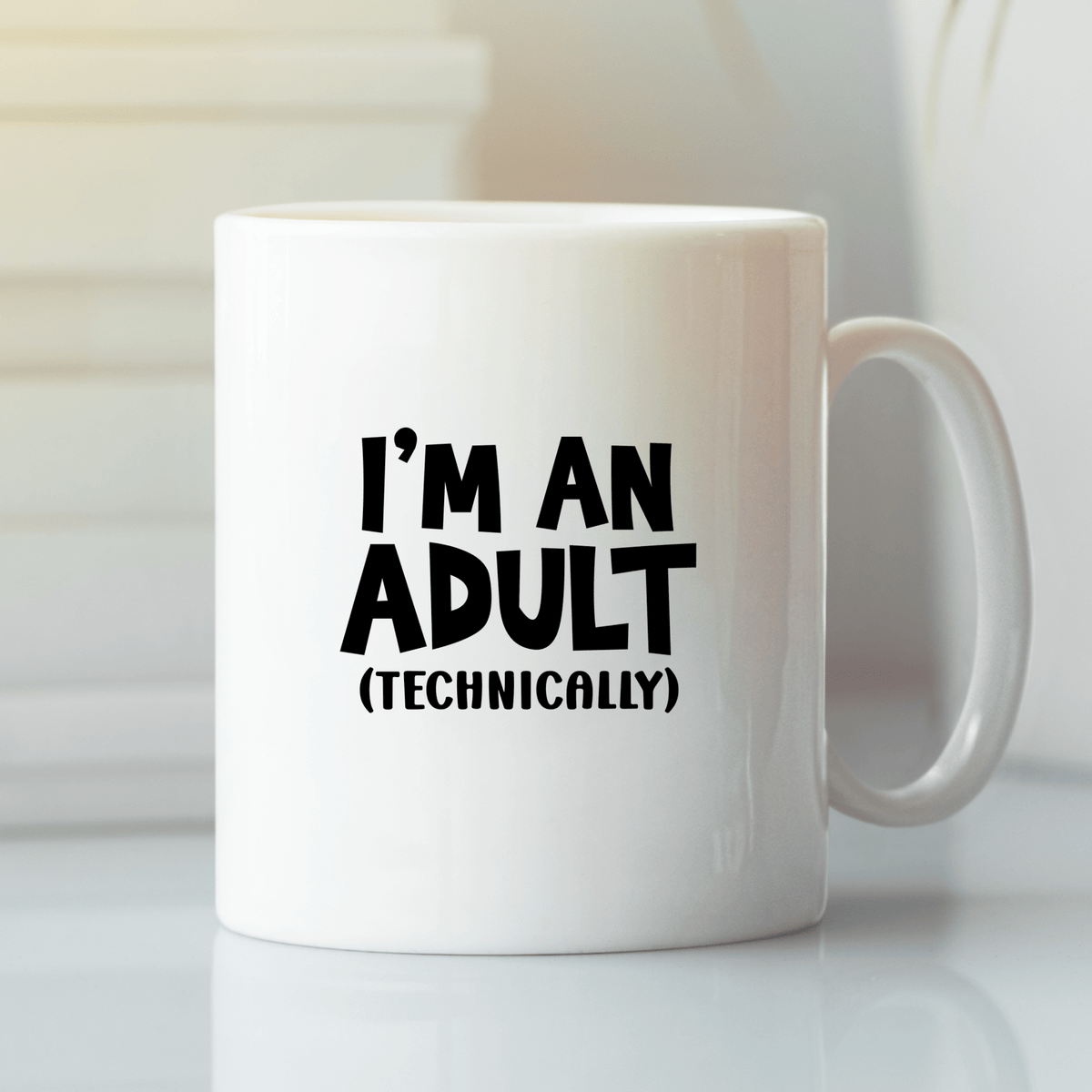I’m an Adult (Technically) Mug | Funny Gift for Grown - ish People - Granville Designs