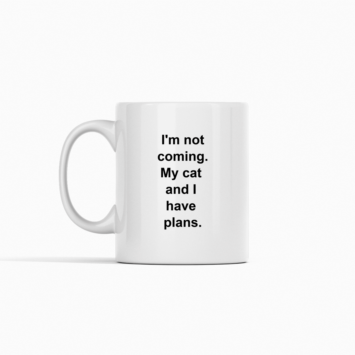 My Cat and I Have Plans | Funny Cat Lover Mug - Granville Designs