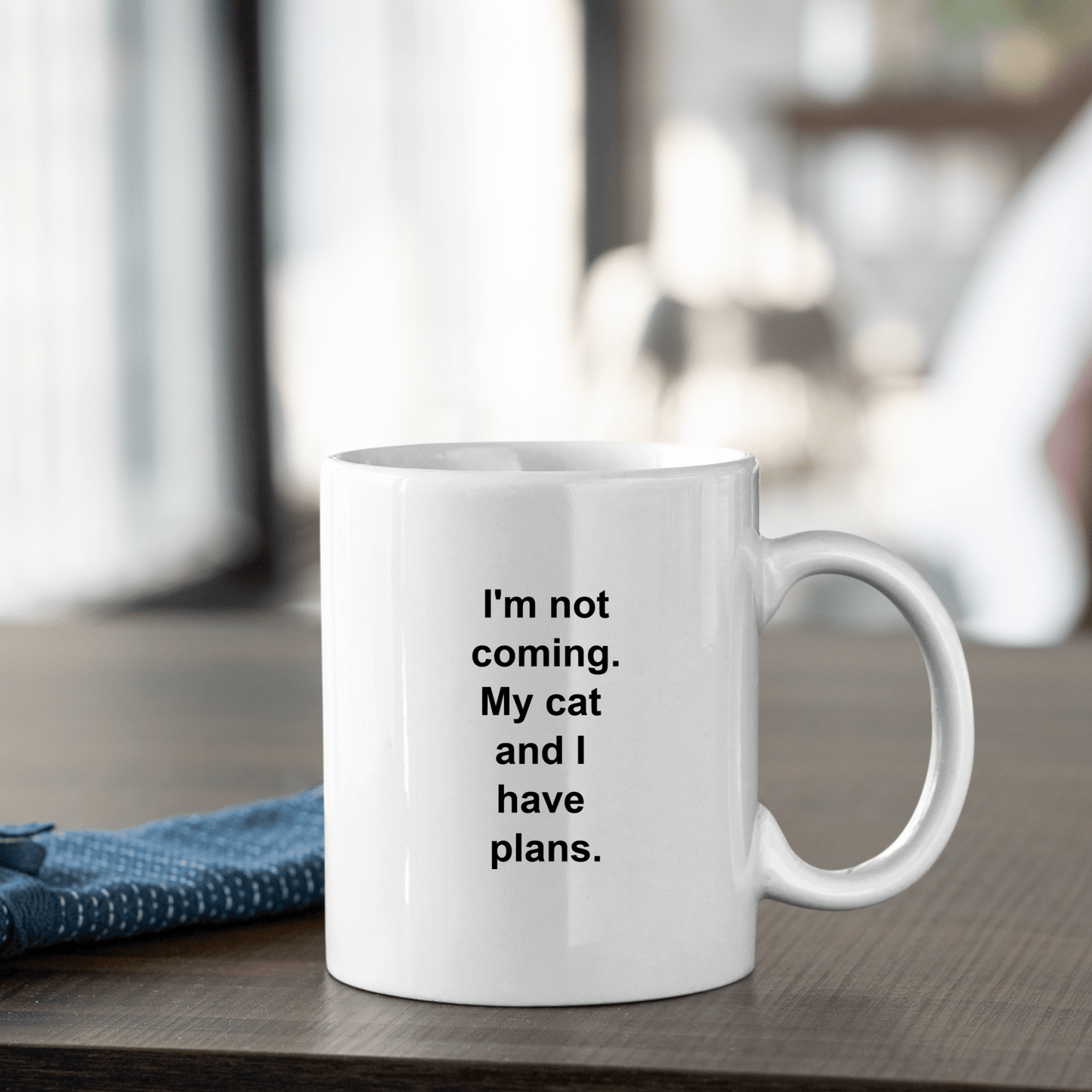 My Cat and I Have Plans | Funny Cat Lover Mug - Granville Designs