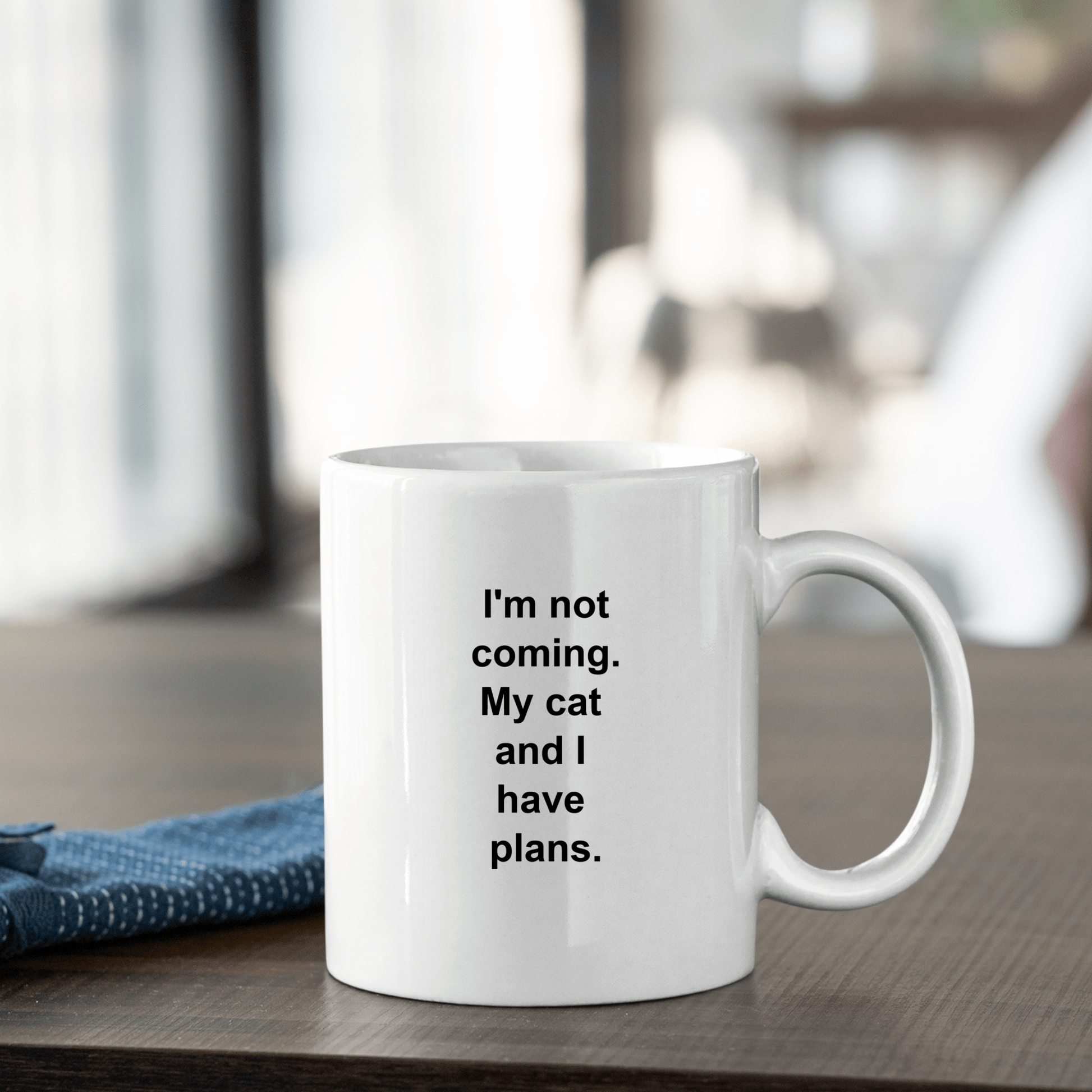 My Cat and I Have Plans | Funny Cat Lover Mug - Granville Designs