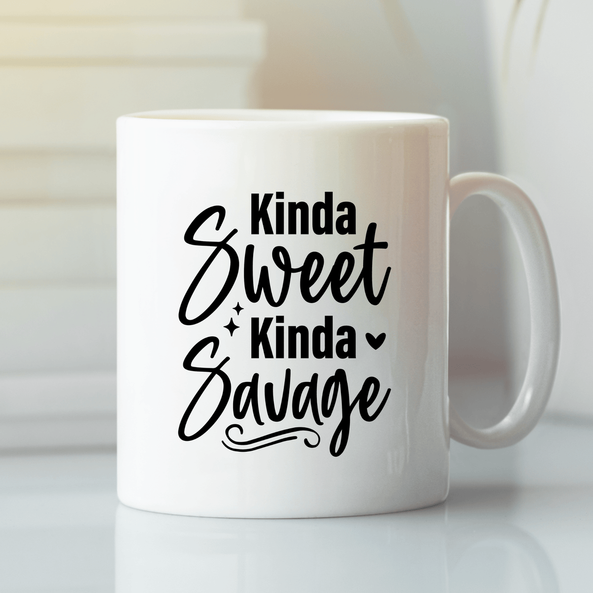 Kinda Sweet Kinda Savage Mug | Funny Sassy Coffee Cup - Granville Designs