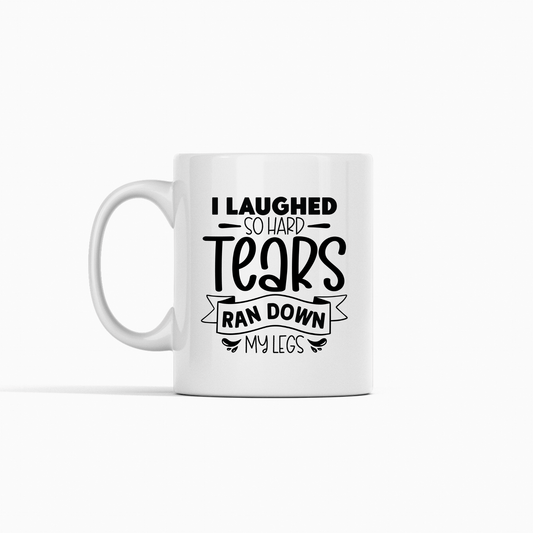 Laughed So Hard Mug – Funny Bathroom Humor Coffee Cup - Granville Designs