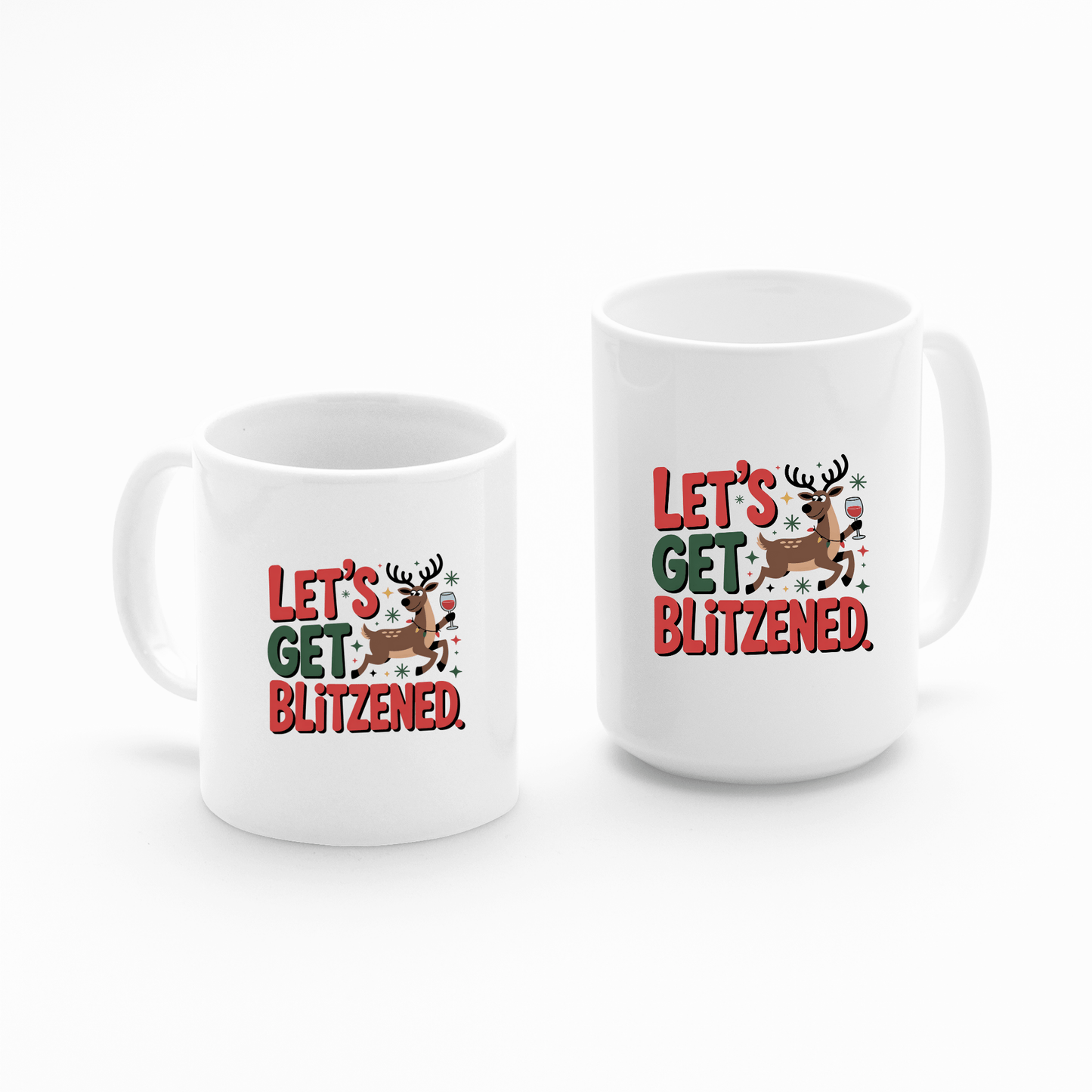 Let’s Get Blitzened Christmas Mug - Granville Designs