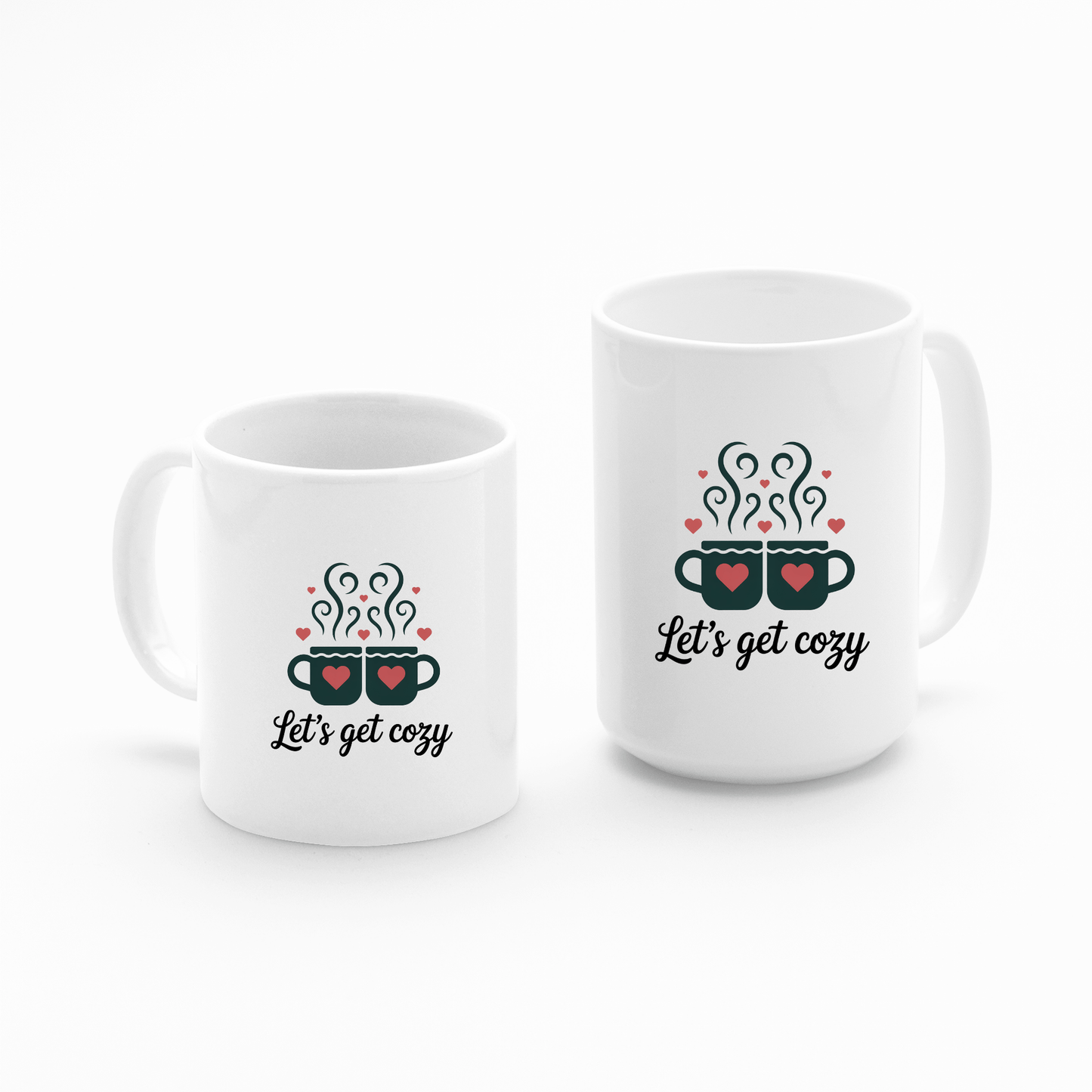 Let’s Get Cozy Mug | Romantic Coffee Mug Gift - Granville Designs