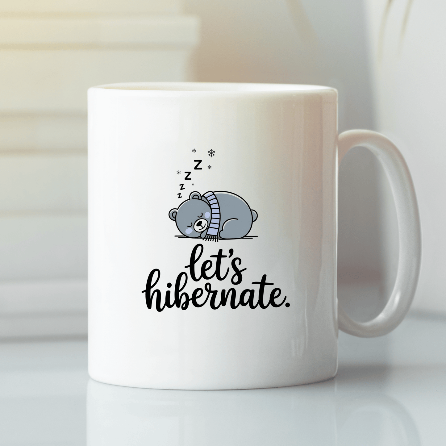Let’s Hibernate Mug | Cozy Winter Gift for Homebodies - Granville Designs