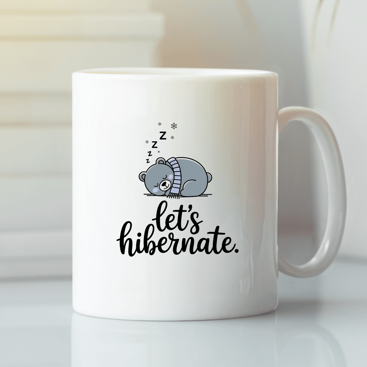Let’s Hibernate Mug | Cozy Winter Gift for Homebodies - Granville Designs