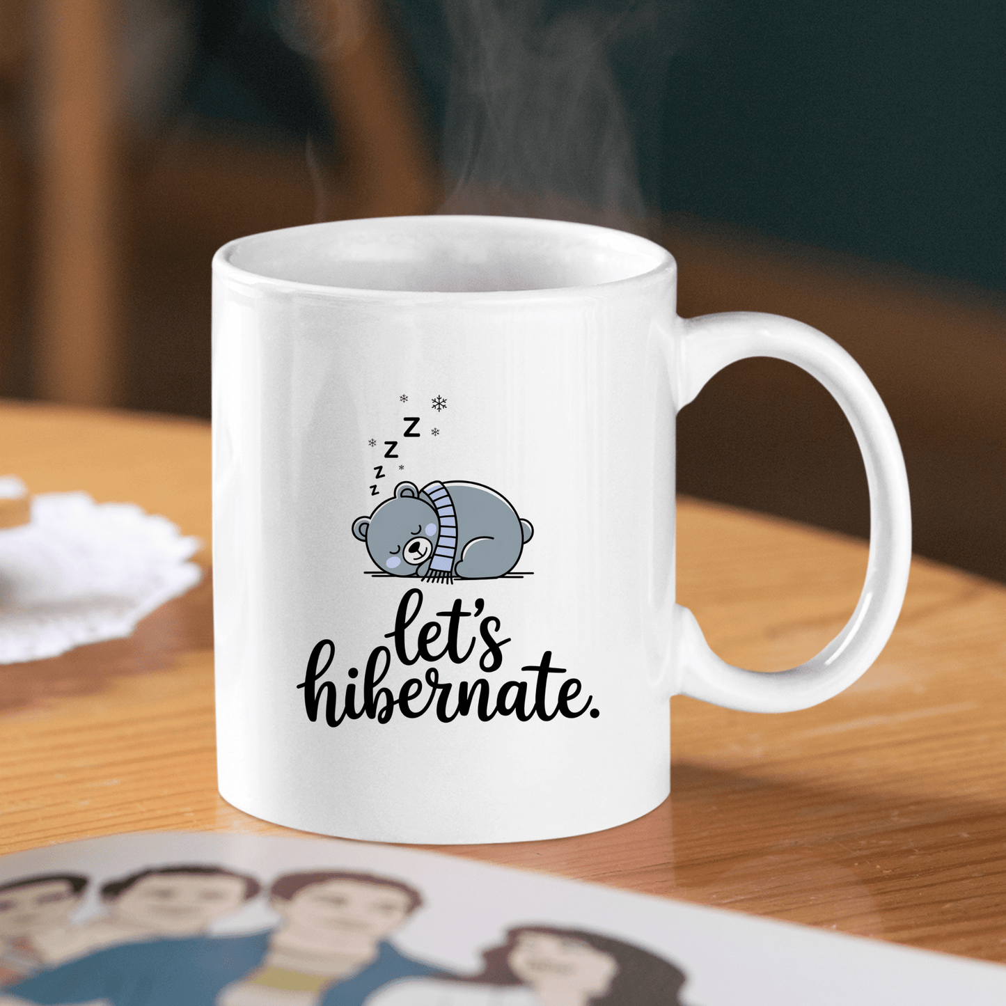 Let’s Hibernate Mug | Cozy Winter Gift for Homebodies - Granville Designs