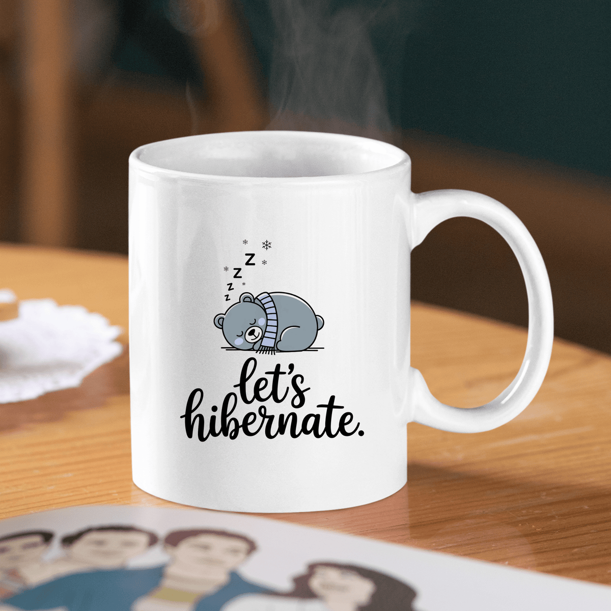 Let’s Hibernate Mug | Cozy Winter Gift for Homebodies - Granville Designs