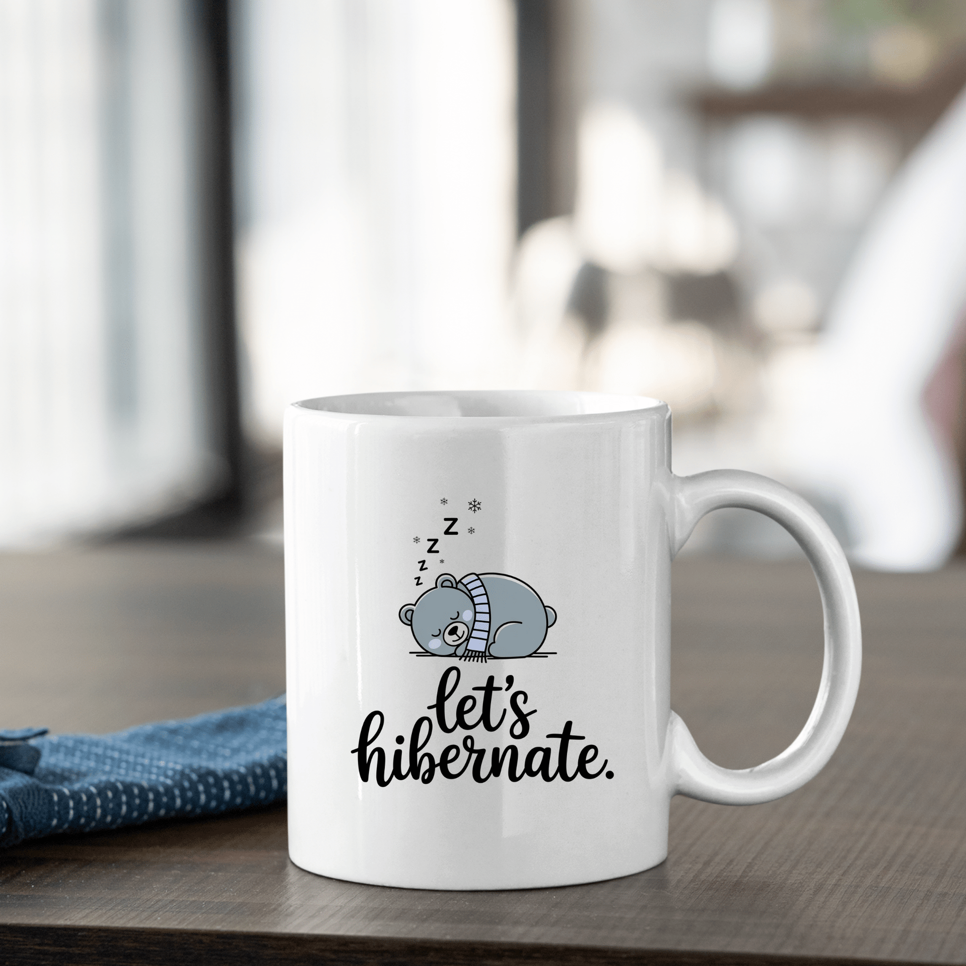 Let’s Hibernate Mug | Cozy Winter Gift for Homebodies - Granville Designs