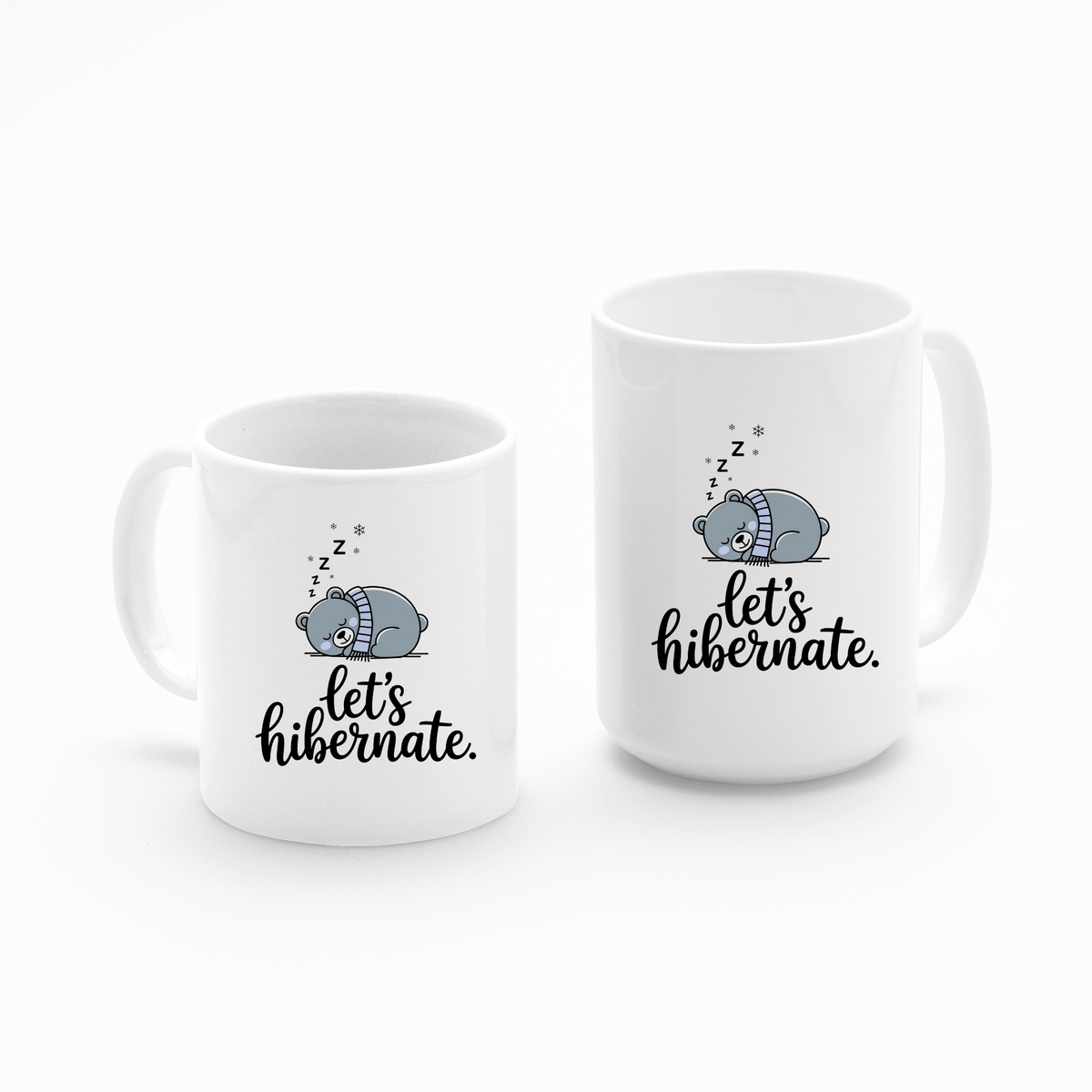 Let’s Hibernate Mug | Cozy Winter Gift for Homebodies - Granville Designs