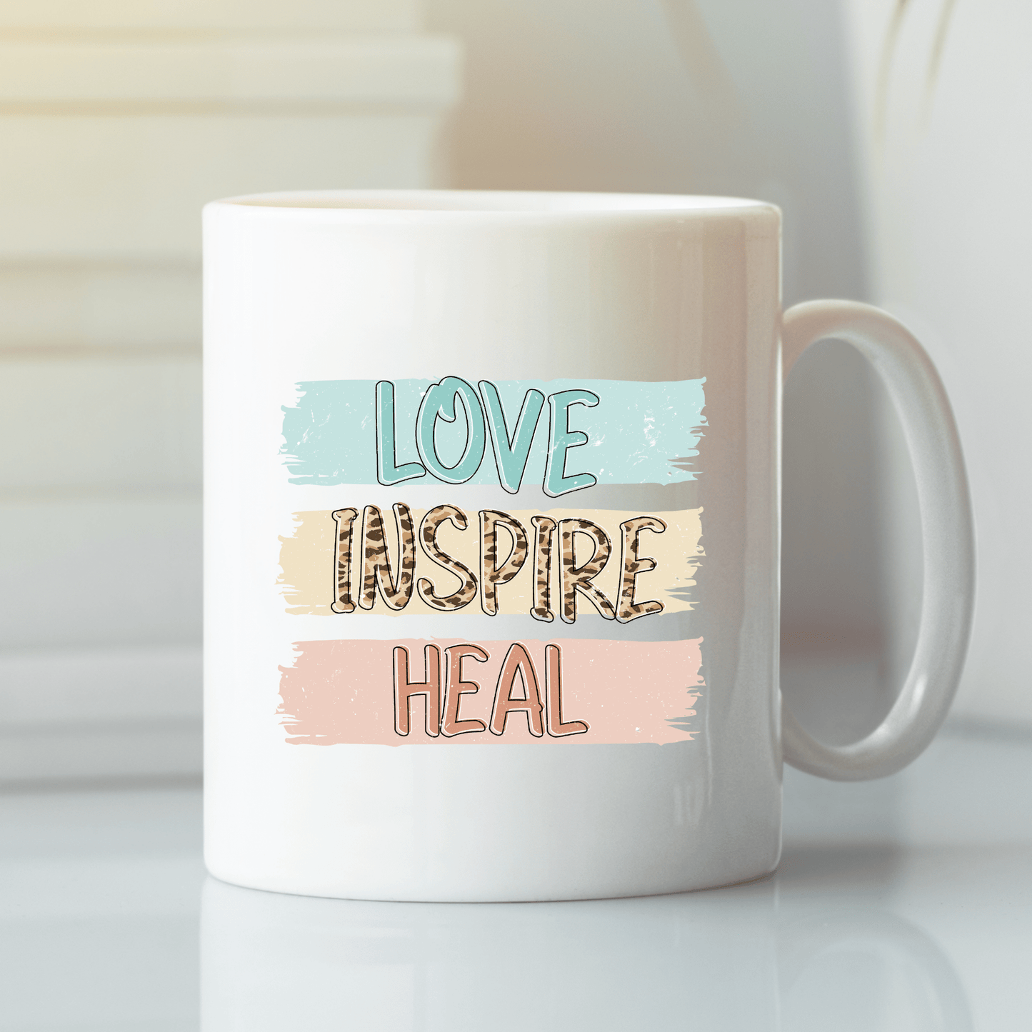 Love Inspire Heal Nurse Mug | Inspirational Nurse Gift - Granville Designs