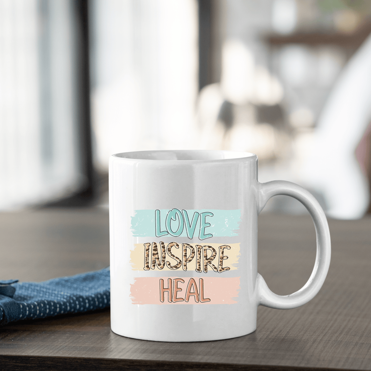 Love Inspire Heal Nurse Mug | Inspirational Nurse Gift - Granville Designs